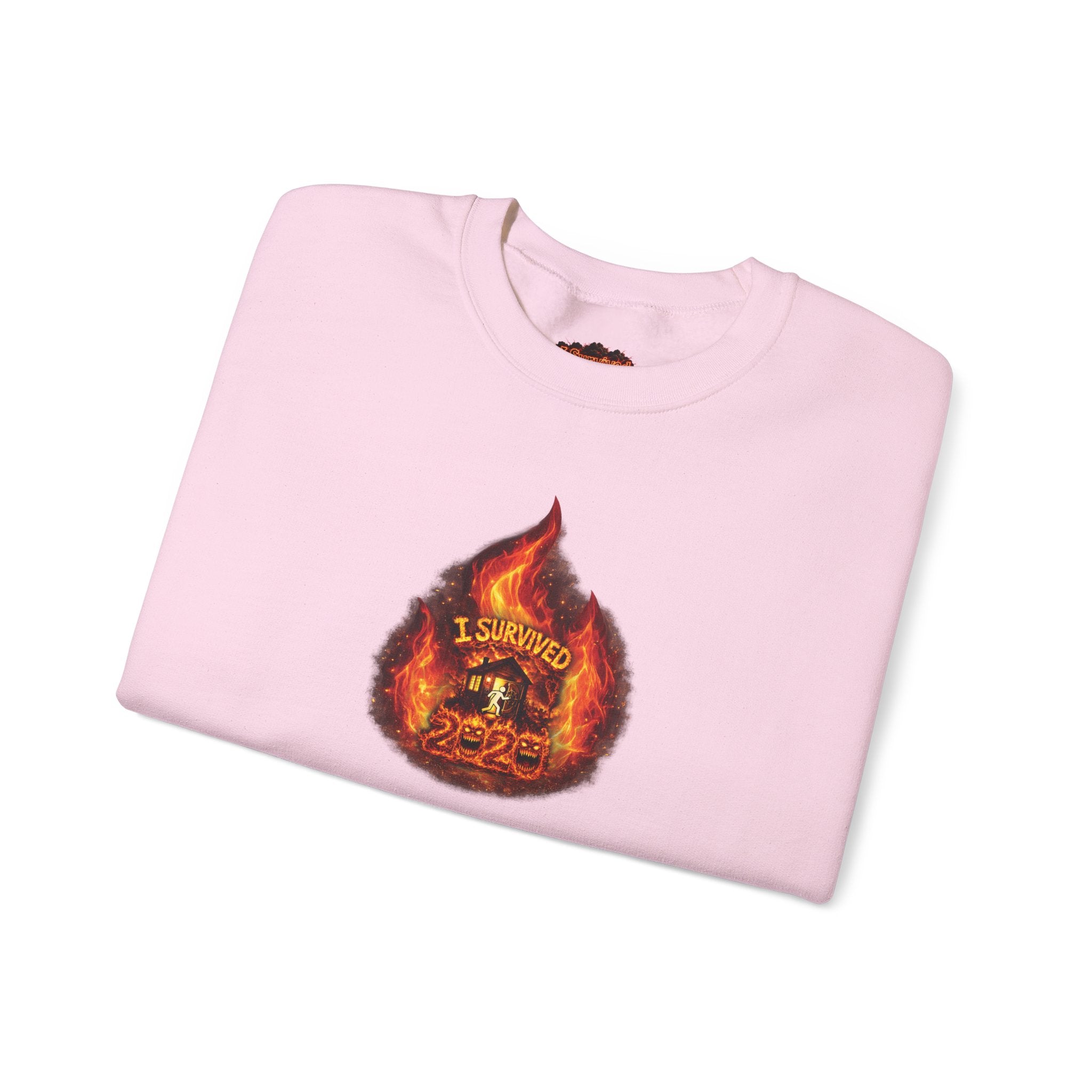I Survived 2020 — WILDFIRES S2:E3: Director's Cut "The California Wildfires" Memorial Unisex Heavy Blend™ Crewneck Sweatshirt