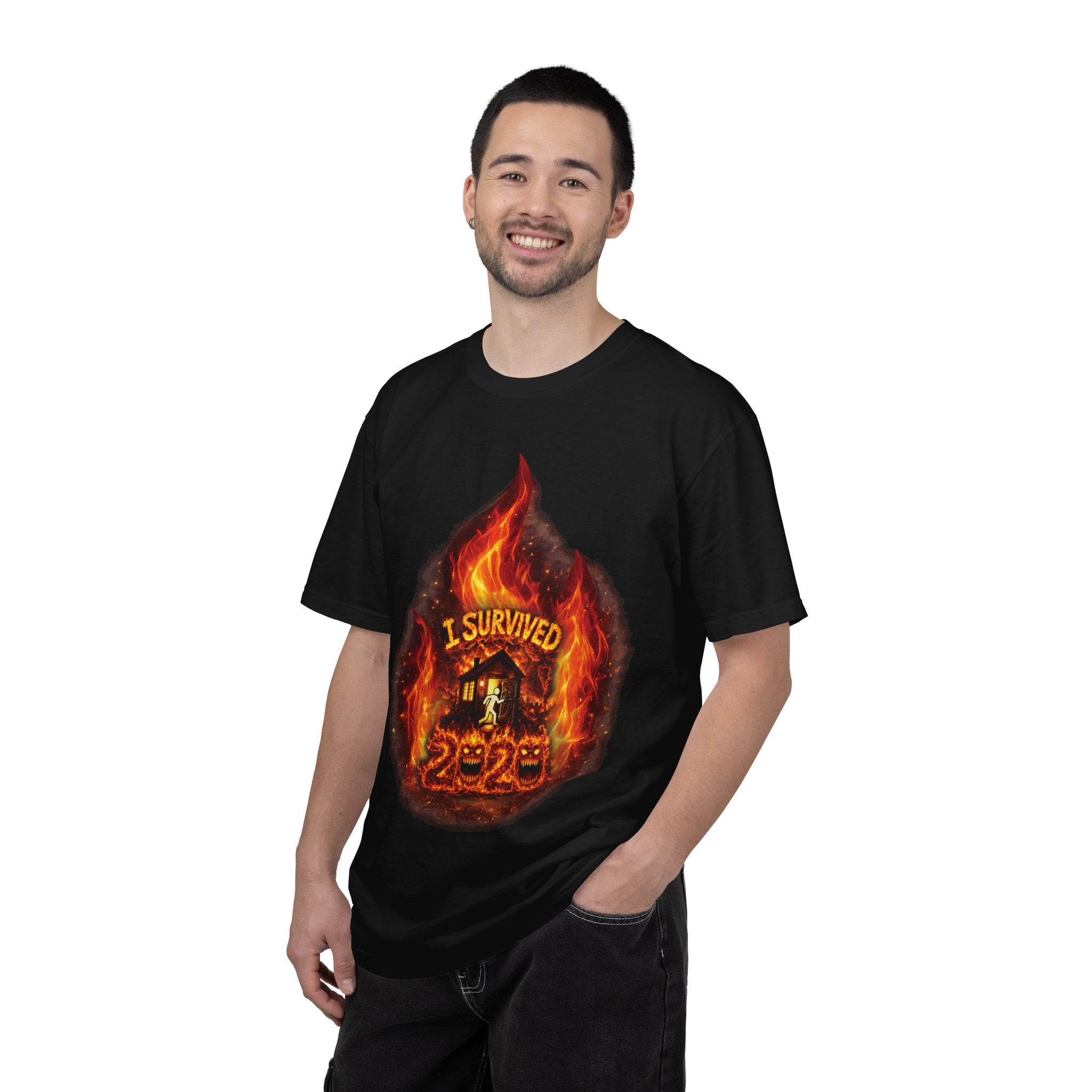 I Survived 2020 — Director's Cut S2:E3 "The California Wildfires" | Wildfire Edition Memorial Unisex Garment-Dyed T-shirt
