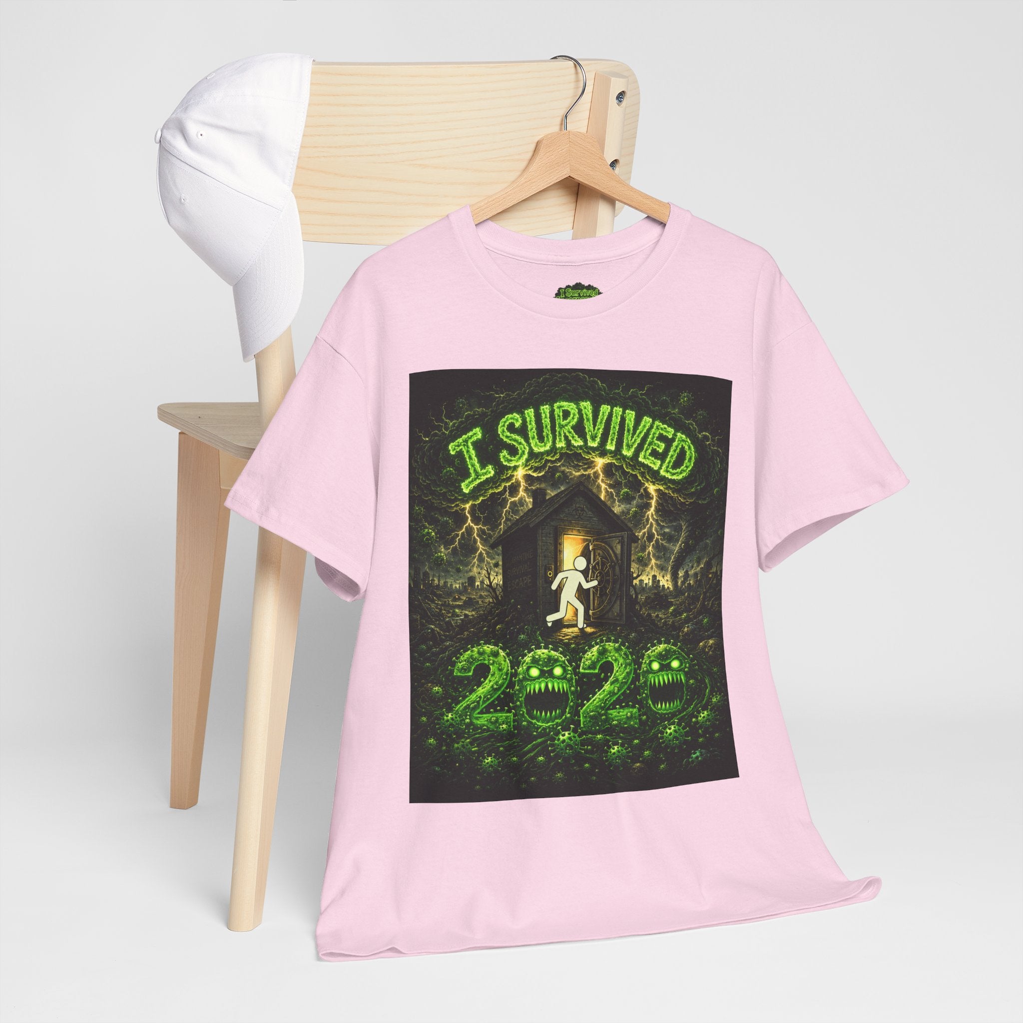 I Survived 2020 — S1:E2 "The Coming of COVID" | Pandemic Edition Unisex Heavy Cotton Tee