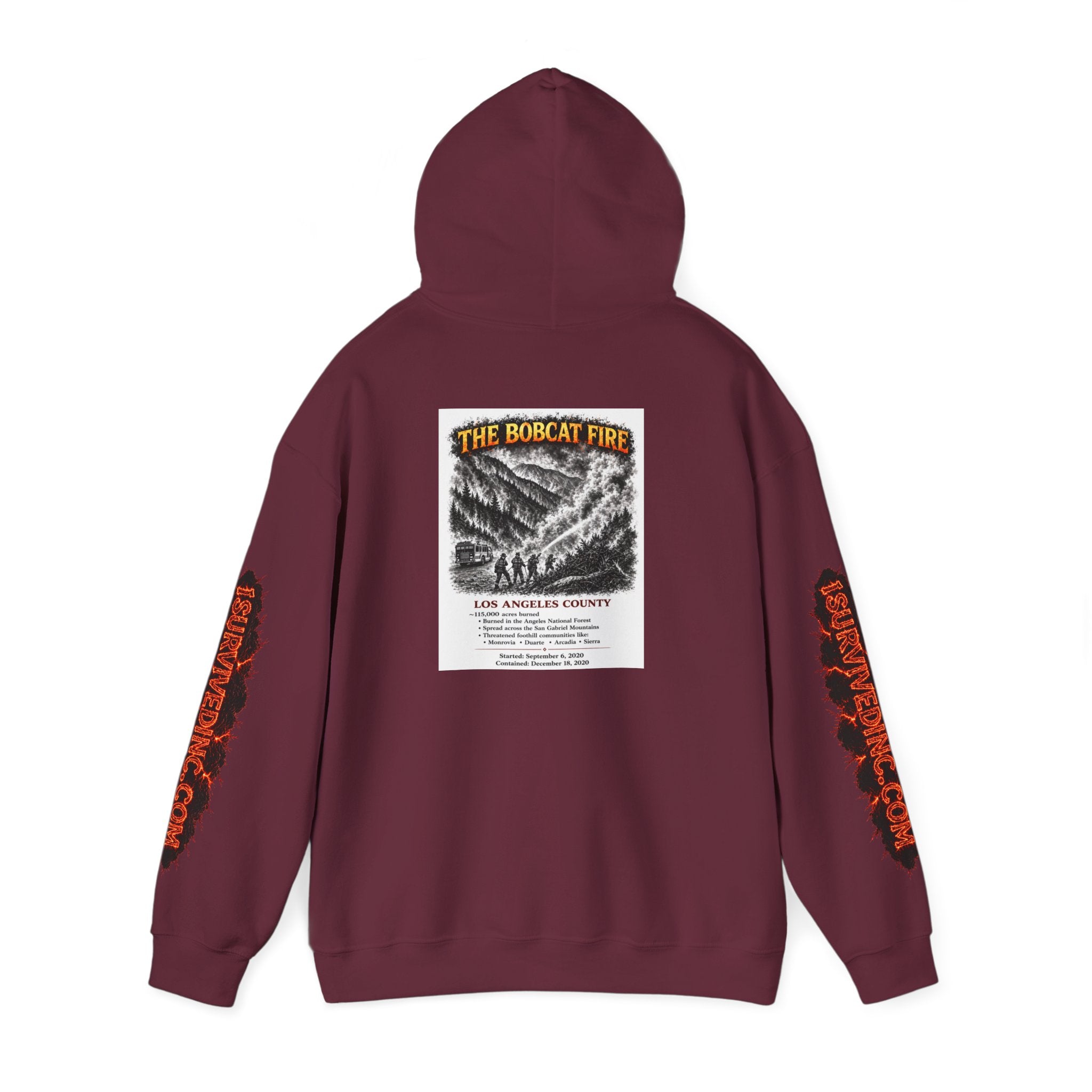 I Survived 2020 — S2:E2 "The Bobcat Fire" | Wildfire Edition Memorial Hoodie Sweatshirt