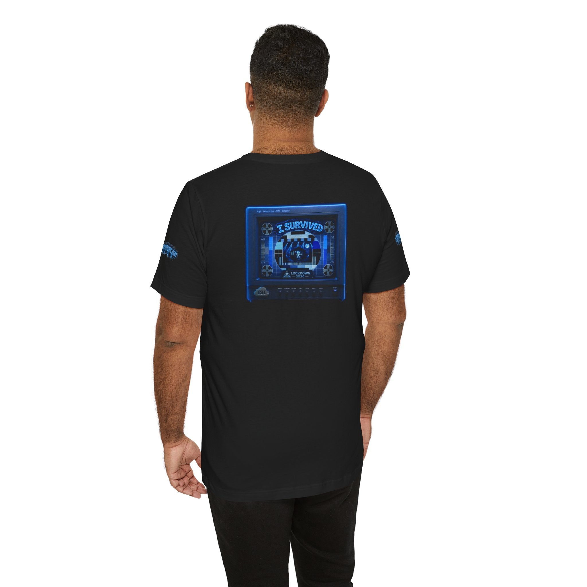 I Survived 2020 — "Please Stand By" Test Pattern Tee Lockdown Special Edition Summer Exclusive Unisex Jersey Short Sleeve Tee