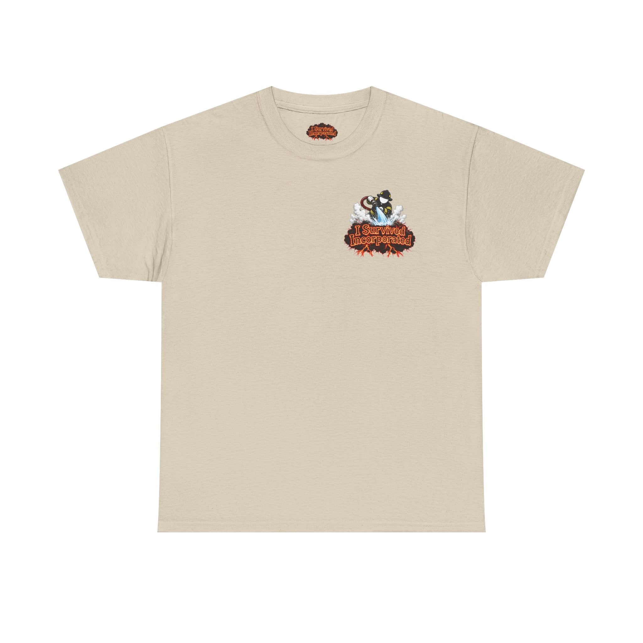 I Survived 2020 — "Please Stand By" Test Pattern Tee Wildfire Signal Edition Summer Premiere Unisex Heavy Cotton Tee