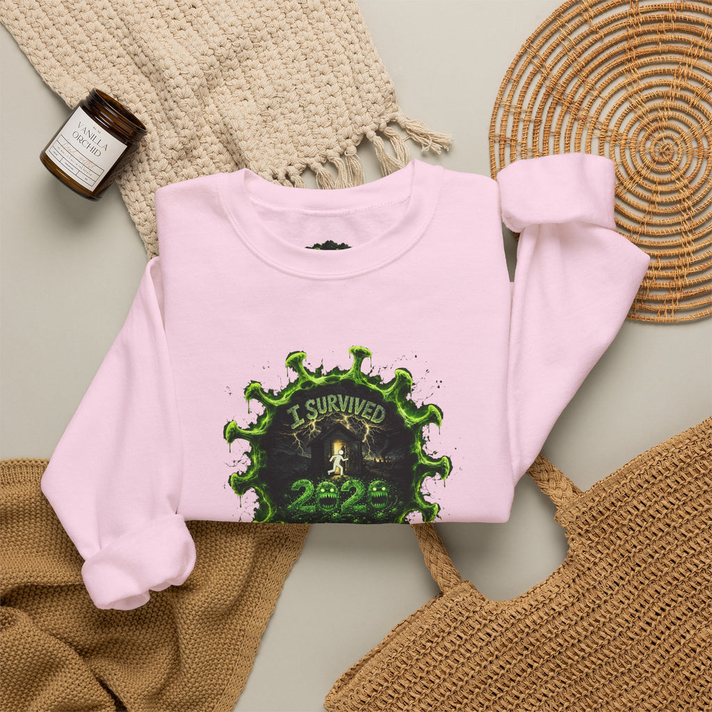 I Survived 2020 — PANDEMIC S1:E5: Director's Cut "Delivery Doomsday" Unisex Heavy Blend™ Crewneck Sweatshirt