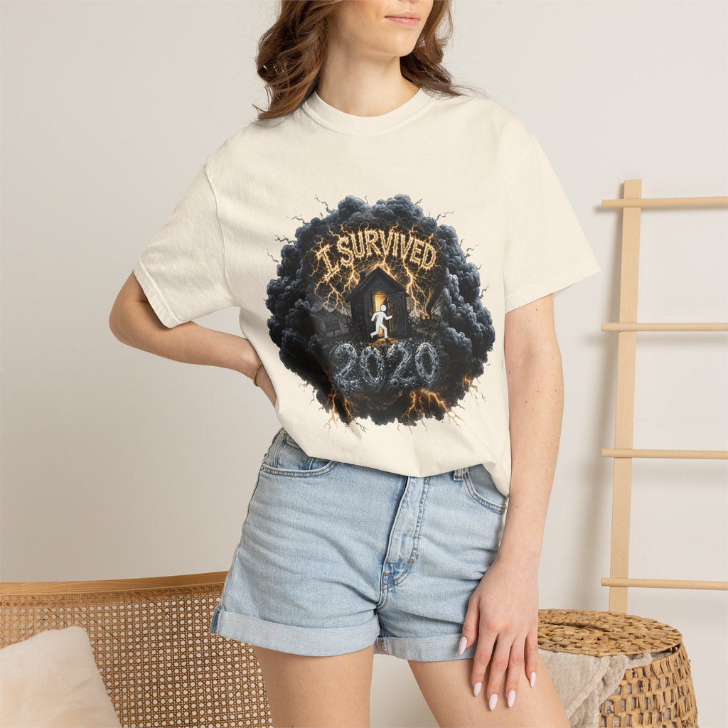 I Survived 2020 — Director's Cut Original Design Teaser Tee | Season 1 Premiere Drop Unisex Garment-Dyed T-shirt