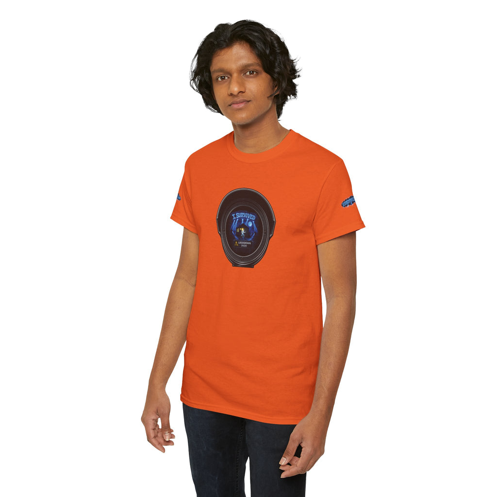 I Survived 2020 — LOCKDOWN S3:E3: Director's Cut Special Edition "Working From Home" Unisex Heavy Cotton Tee