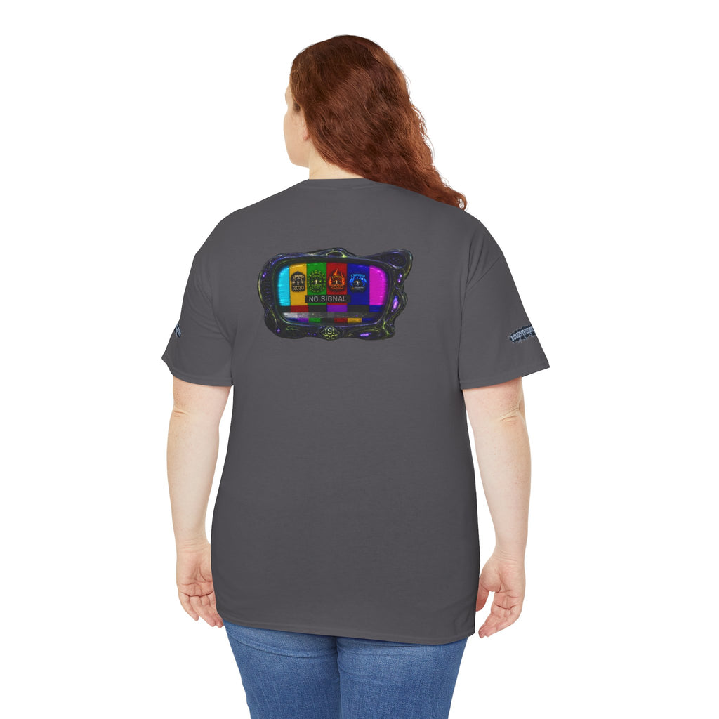I Survived 2020 — "No Signal" Test Pattern Tee Alien Broadcast Finale Special Edition Summer Premiere Unisex Heavy Cotton Tee
