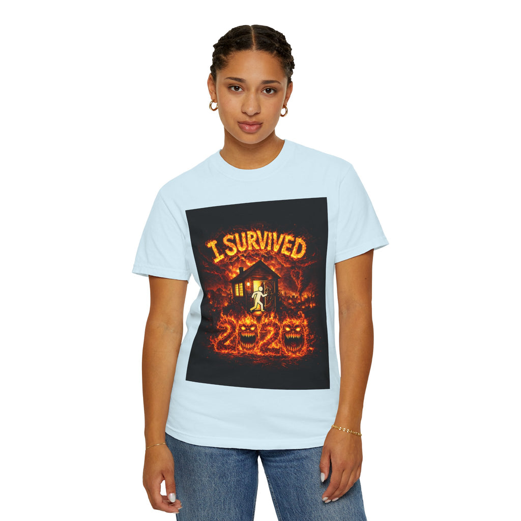 I Survived 2020 — S2:E2 "The Bobcat Fire" | Wildfire Edition Memorial Unisex Garment-Dyed T-shirt