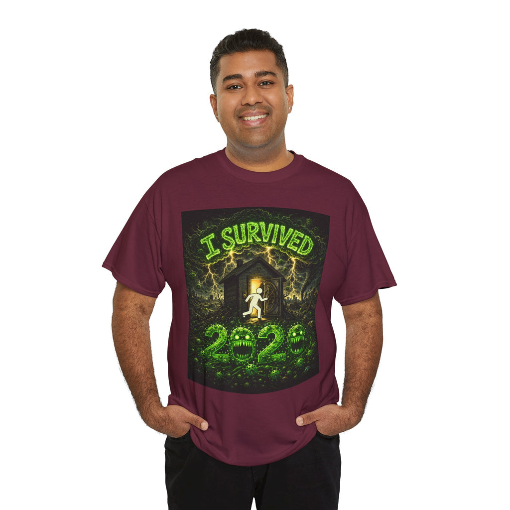 I Survived 2020 — S1:E2 "The Coming of COVID" | Pandemic Edition Unisex Heavy Cotton Tee
