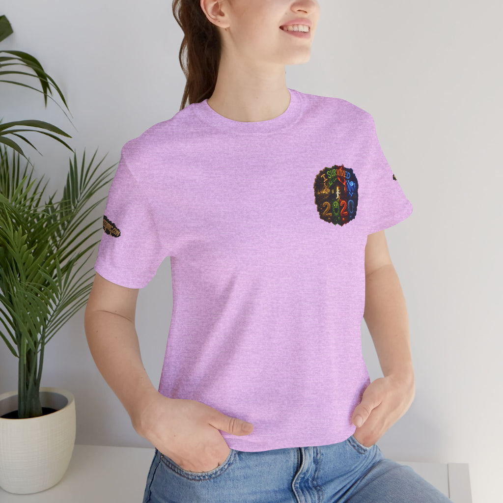 I Survived 2020 — "No Signal" Test Pattern Tee Alien Broadcast Finale Summer Premiere Unisex Jersey Short Sleeve Tee