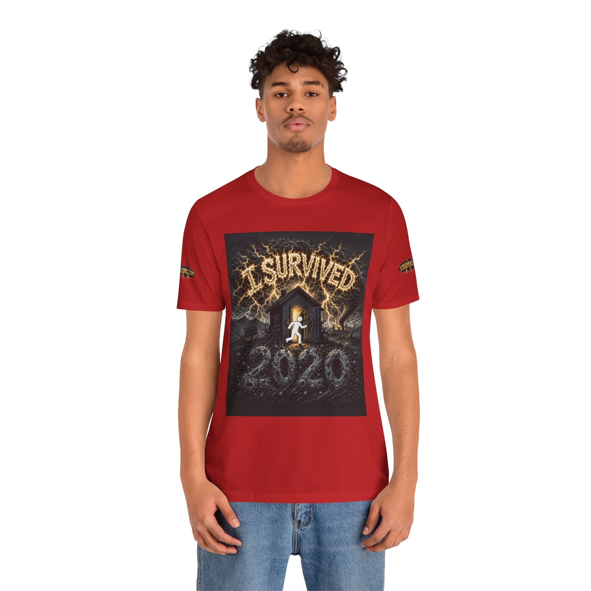 I Survived 2020 — Original Design Teaser Tee | Season 1 Premiere Drop Unisex Jersey Short Sleeve Tee