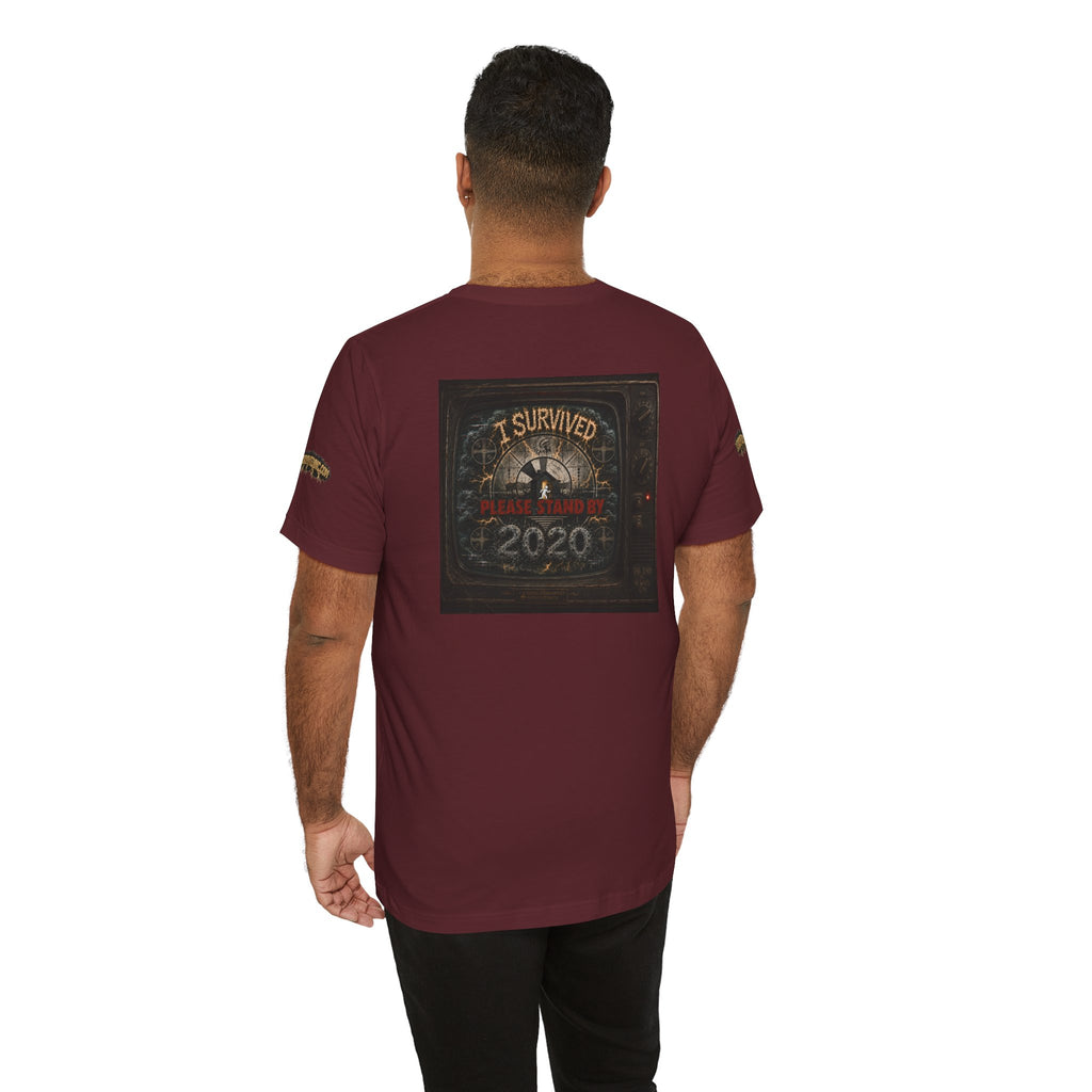 I Survived 2020 — "Please Stand By" Test Pattern Tee Special Edition Summer Premier Unisex Jersey Short Sleeve Tee