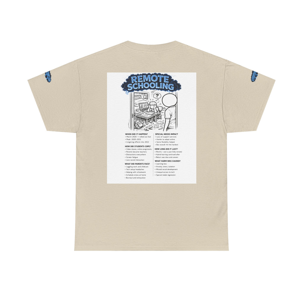 I Survived 2020 — S3:E3 "Remote Schooling" | Lockdown Edition Documentary Unisex Heavy Cotton Tee (SPECIAL EDITION)
