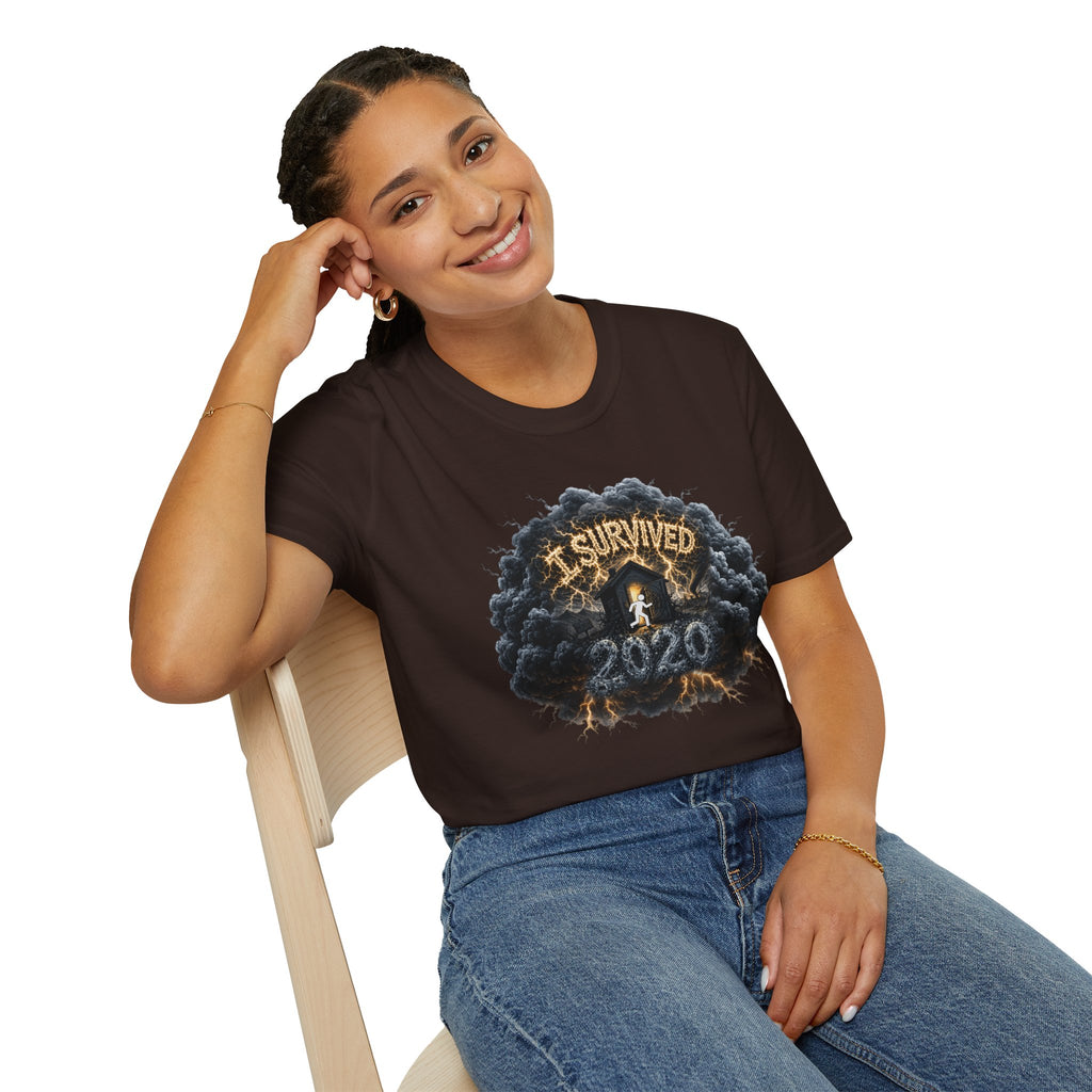 I Survived 2020 — Director's Cut Original Design Teaser Tee | Season 1 Premiere Drop Unisex Softstyle T-Shirt