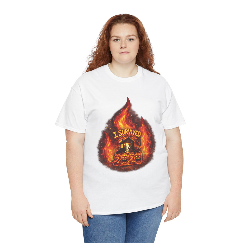I Survived 2020 — Director's Cut S2:E1 "Berry Creek" | Wildfire Edition Memorial Unisex Heavy Cotton Tee