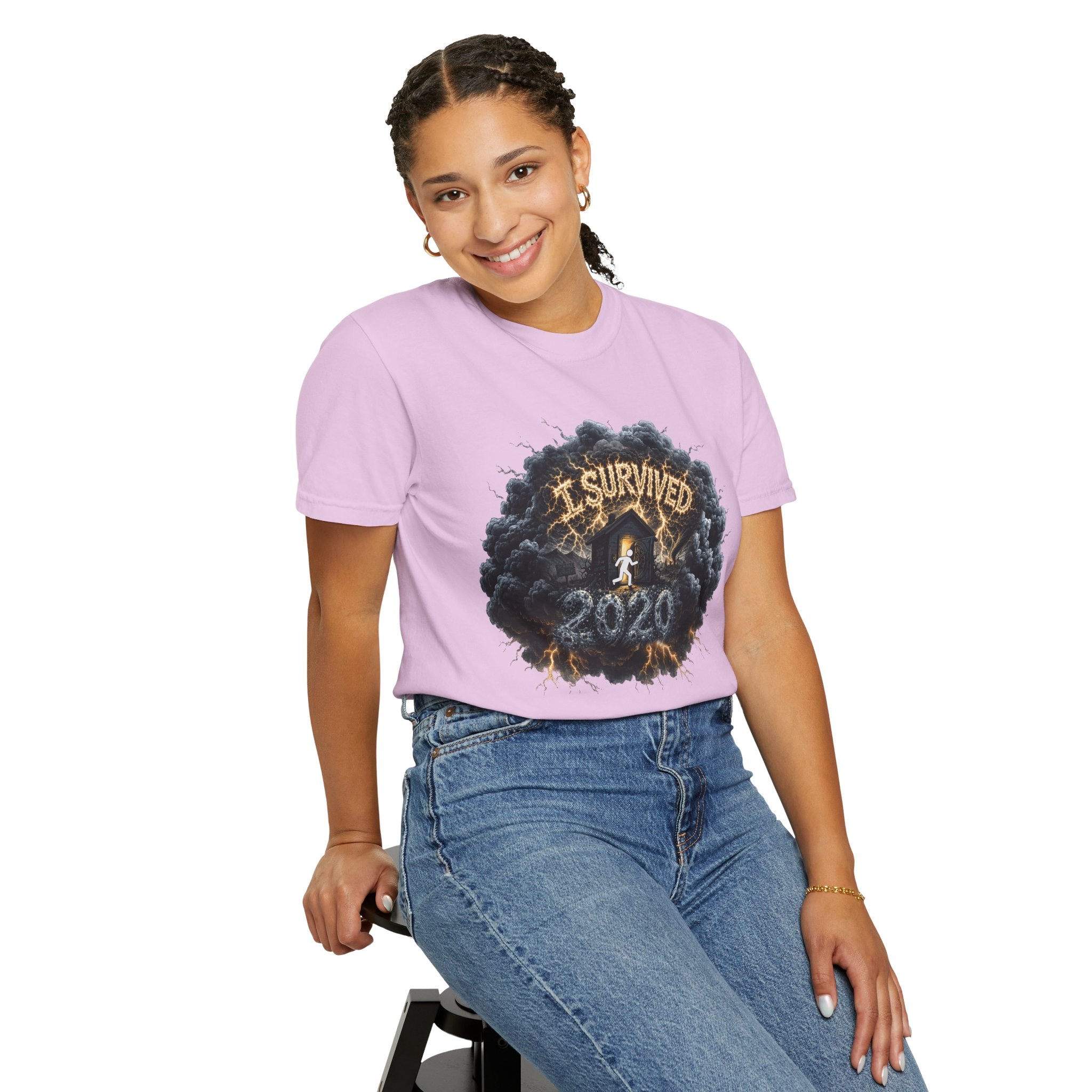 I Survived 2020 — Director's Cut Original Design Teaser Tee | Season 1 Premiere Drop Unisex Garment-Dyed T-shirt