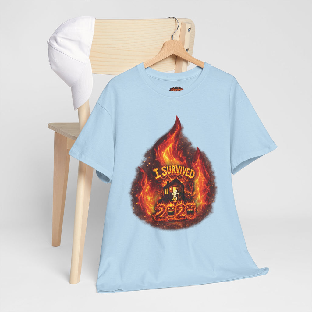 I Survived 2020 — Director's Cut S2:E2 "The Bobcat Fire" | Wildfire Edition Memorial Unisex Heavy Cotton Tee