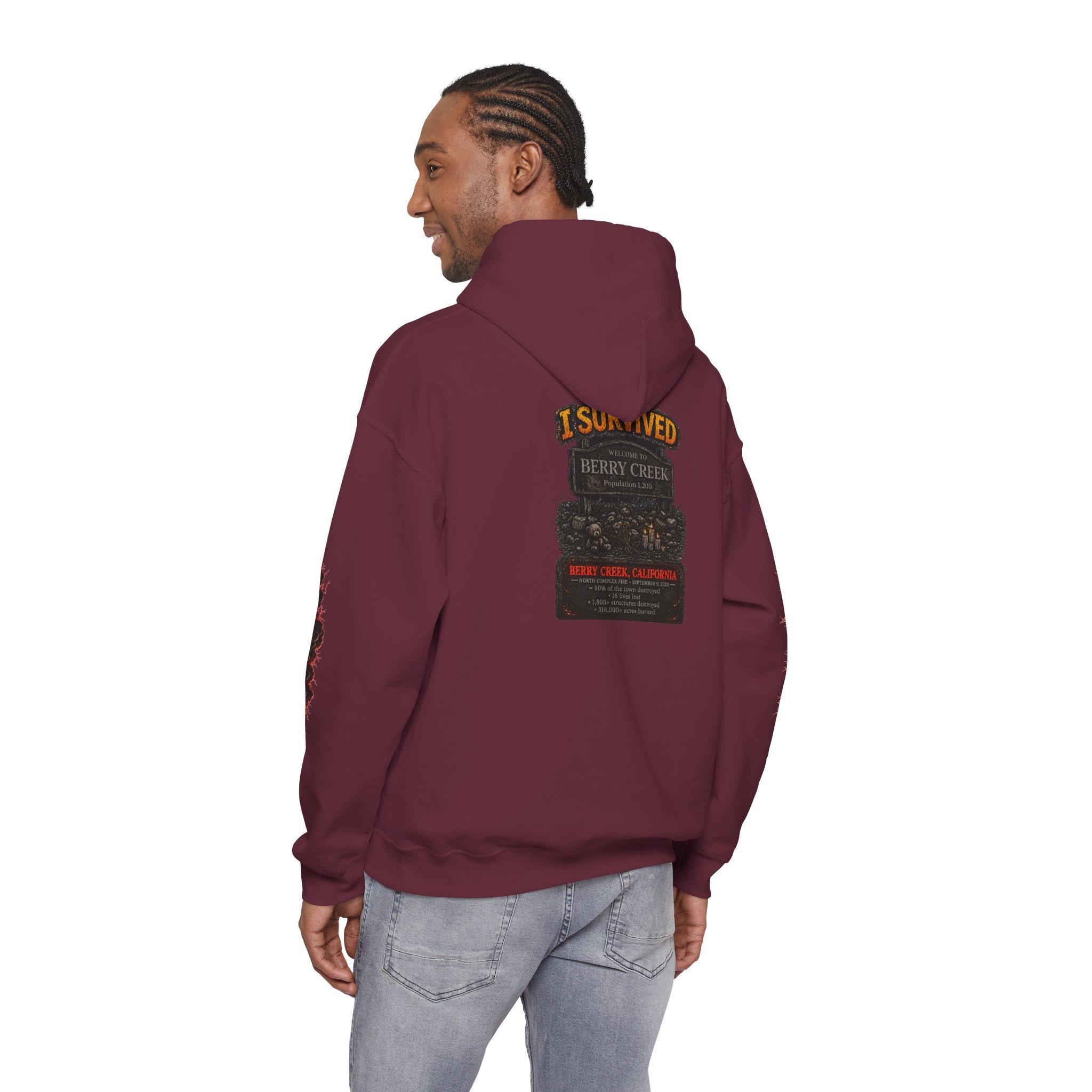 I Survived 2020 — WILDFIRES S2:E1: "Berry Creek" Memorial Hoodie