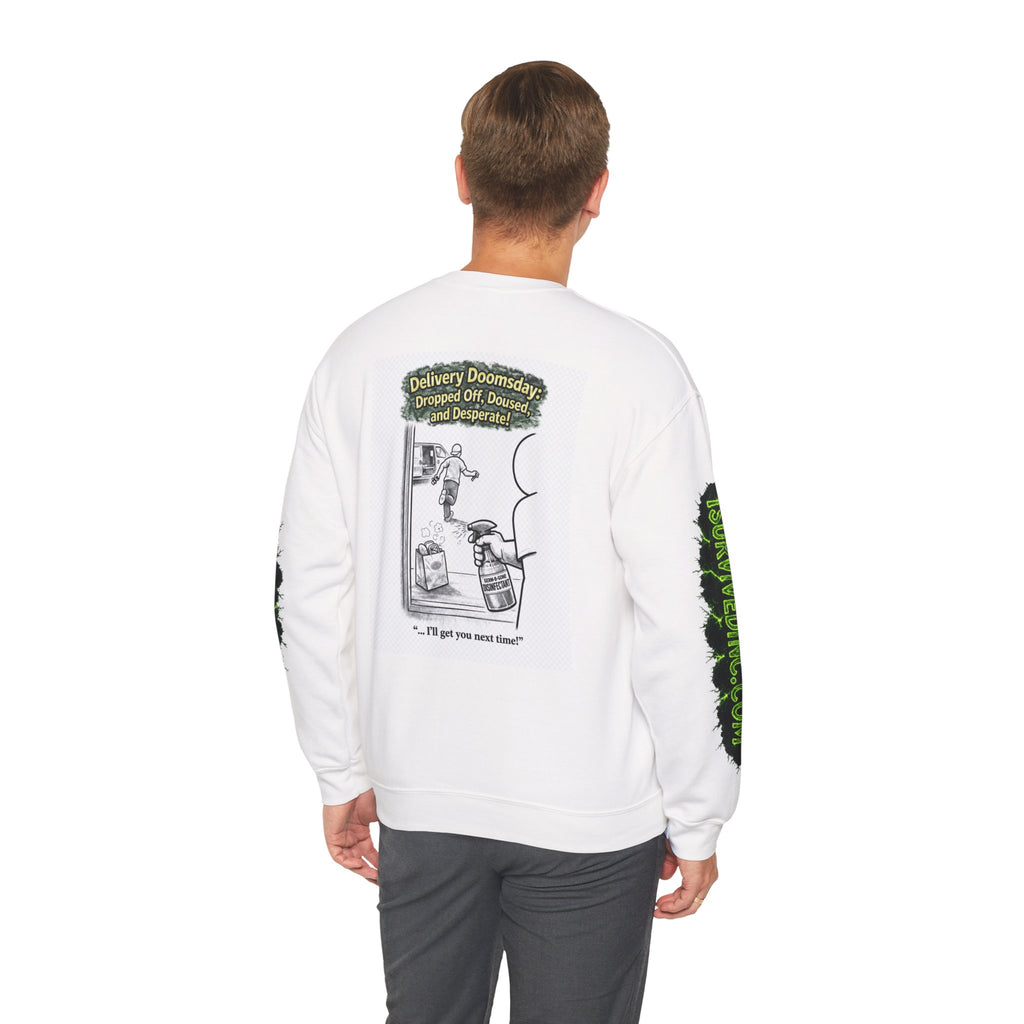 I Survived 2020 — S1:E5 "Delivery Doomsday" | Pandemic Edition Unisex Heavy Blend™ Crewneck Sweatshirt