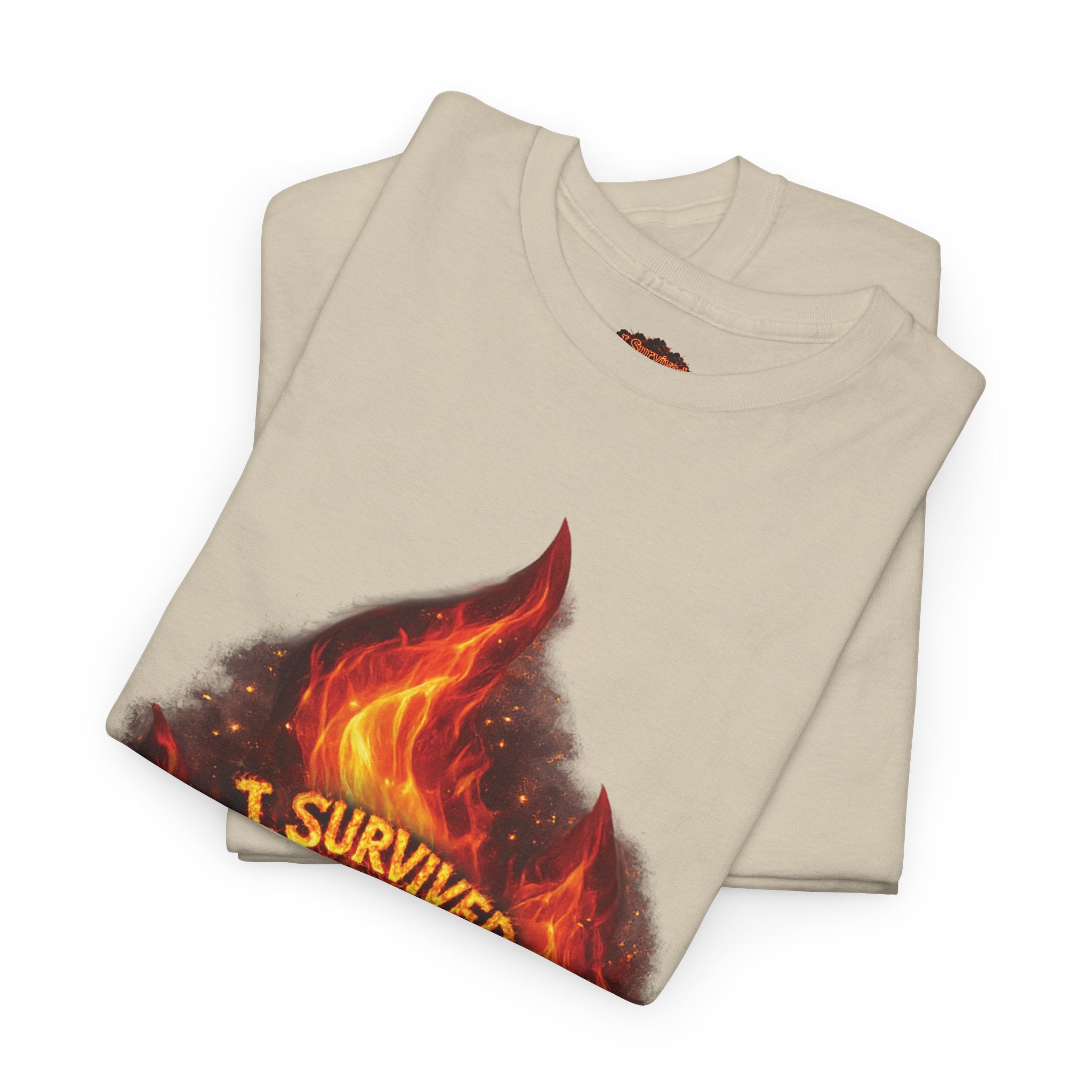 I Survived 2020 — Director's Cut S2:E3 "The California Wildfires" | Wildfire Edition Memorial Unisex Heavy Cotton Tee (SPECIAL EDITION)