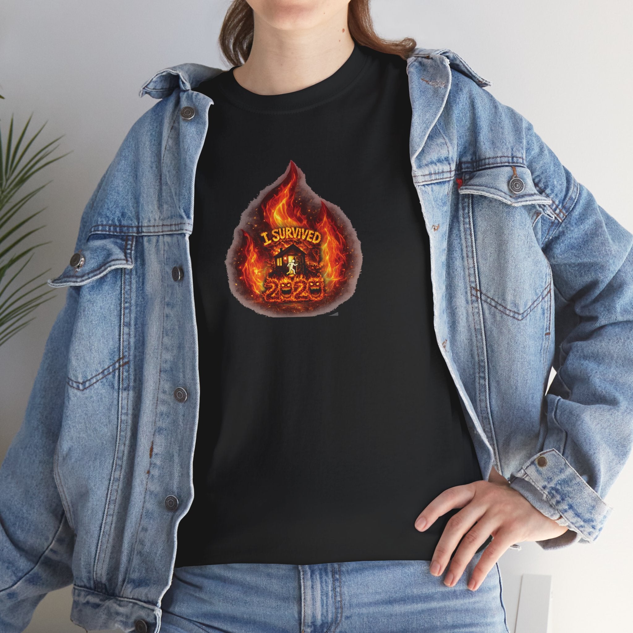 I Survived 2020 — WILDFIRES S2:E1: Director's Cut "Berry Creek" Memorial Unisex Heavy Cotton Tee