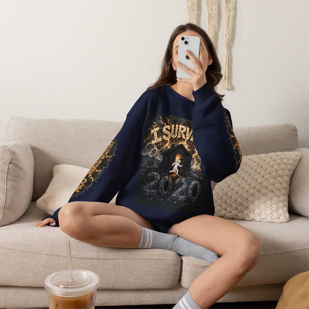 I Survived 2020 — Original PILOT Design: Special Edition Unisex Heavy Blend™ Crewneck Sweatshirt