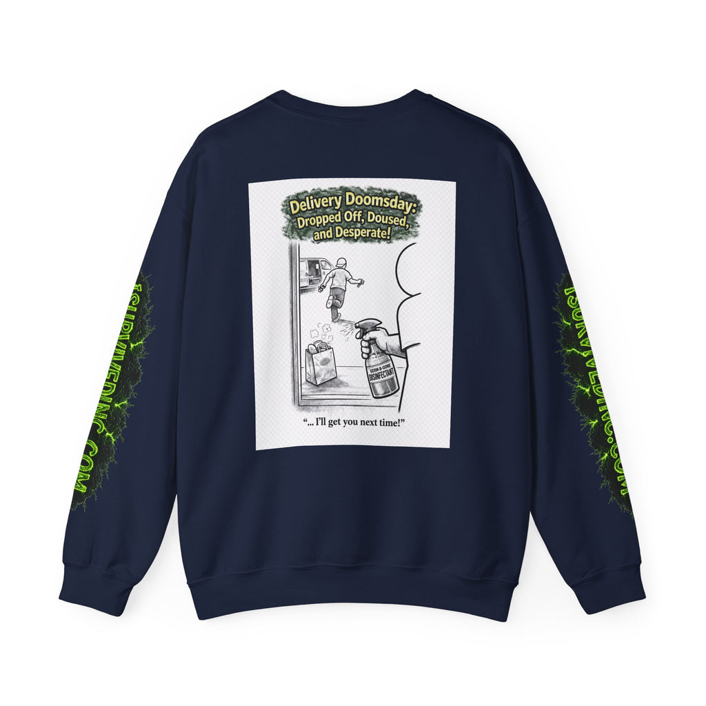 I Survived 2020 — S1:E5 "Delivery Doomsday" | Pandemic Edition Unisex Heavy Blend™ Crewneck Sweatshirt