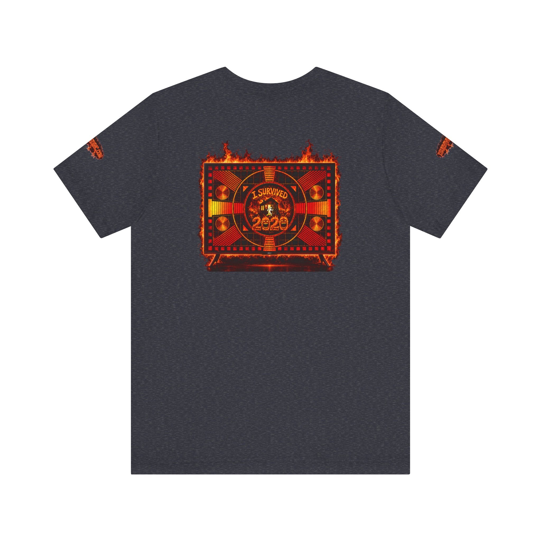 I Survived 2020 — "Please Stand By" Test Pattern Tee Wildfire Signal Special Edition Summer Premiere Unisex Jersey Short Sleeve Tee