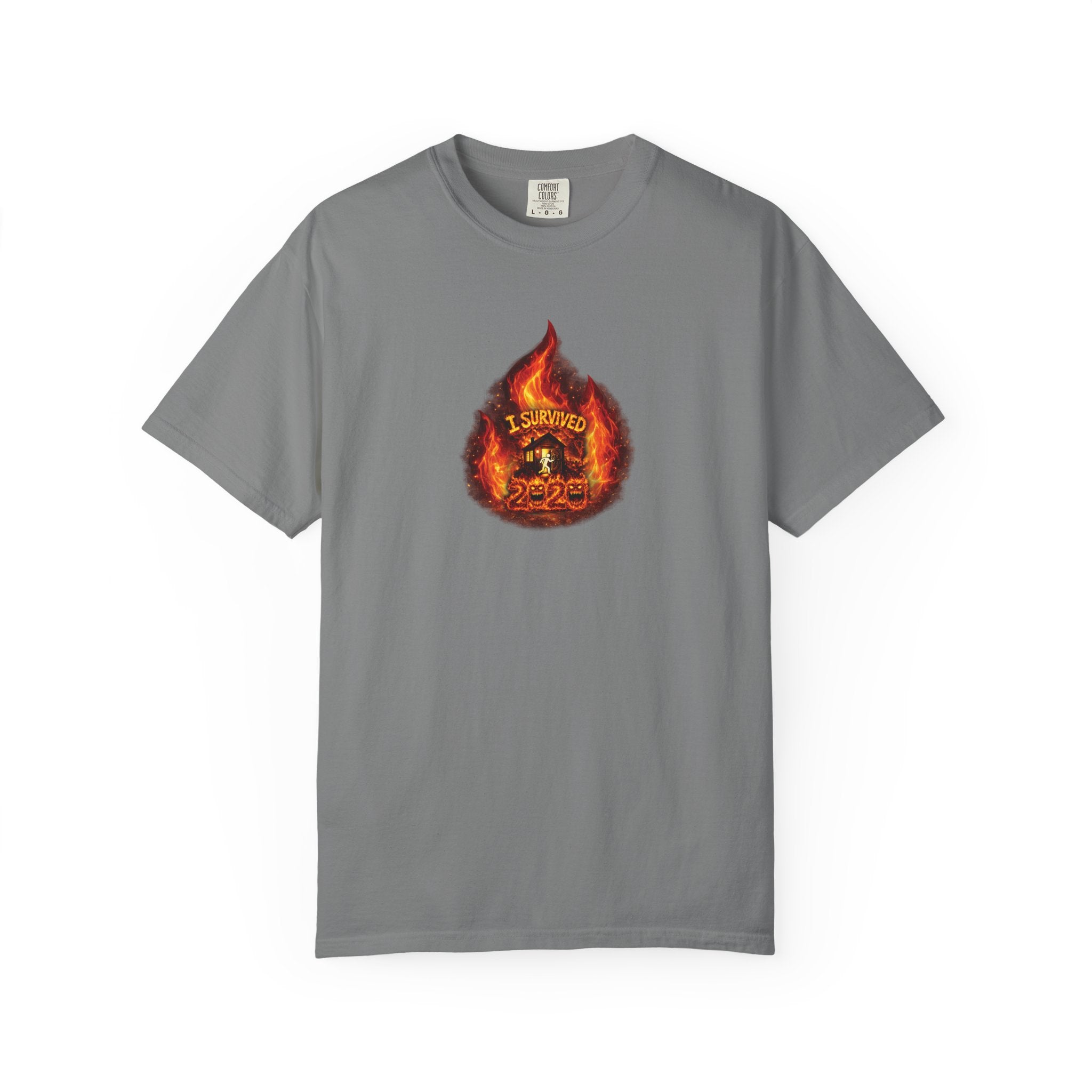 I Survived 2020 — WILDFIRES S2:E4: Director's Cut "Western U.S. Wildfire Season" Memorial Unisex Garment-Dyed T-shirt