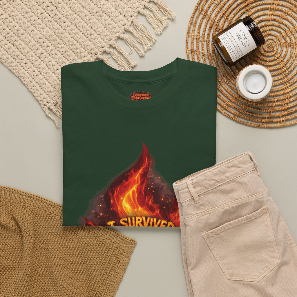 I Survived 2020 — Director's Cut S2:E1 "Berry Creek" | Wildfire Edition Memorial Unisex Heavy Cotton Tee