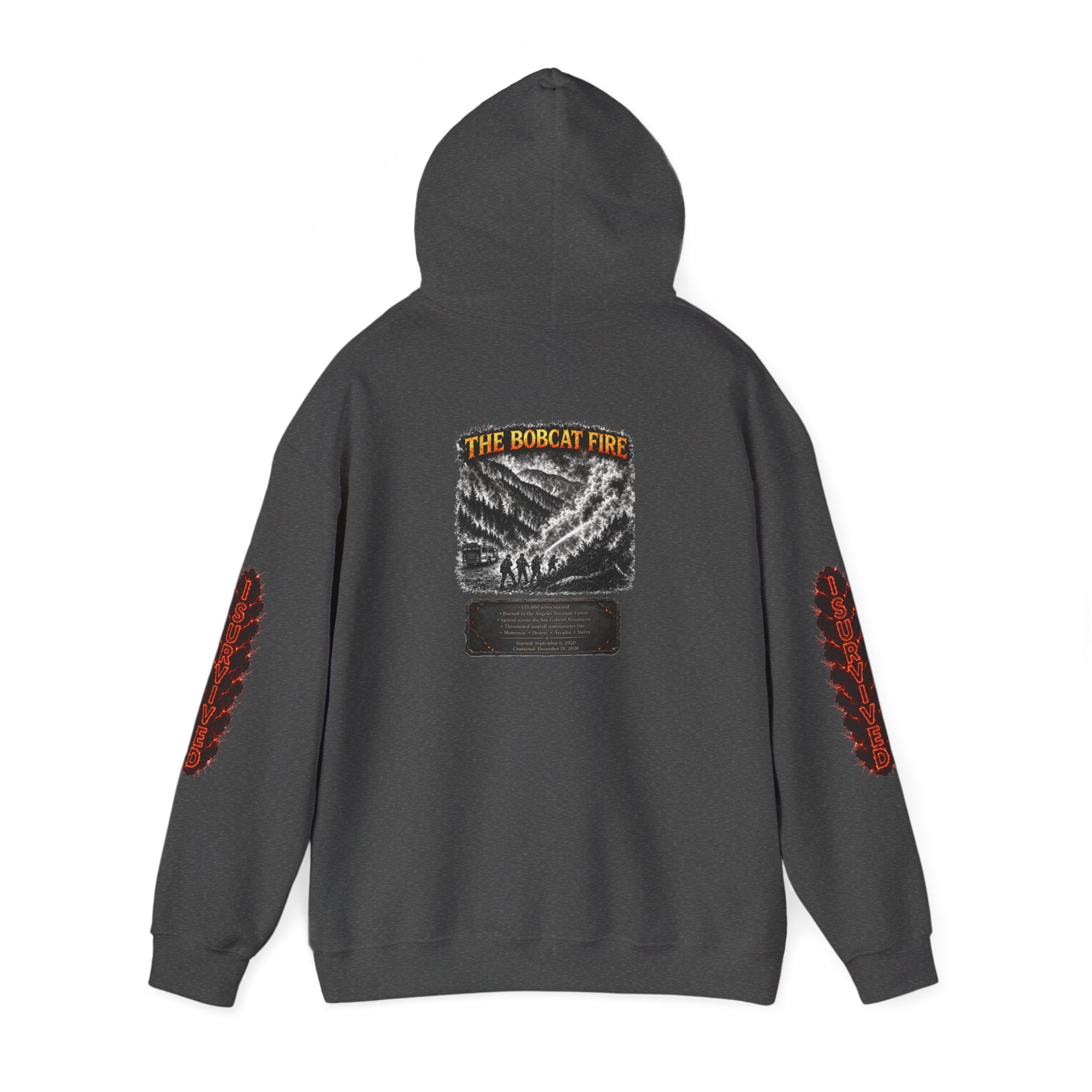I Survived 2020 — Director's Cut S2:E2 "The Bobcat Fire" | Wildfire Edition Memorial Hoodie Sweatshirt