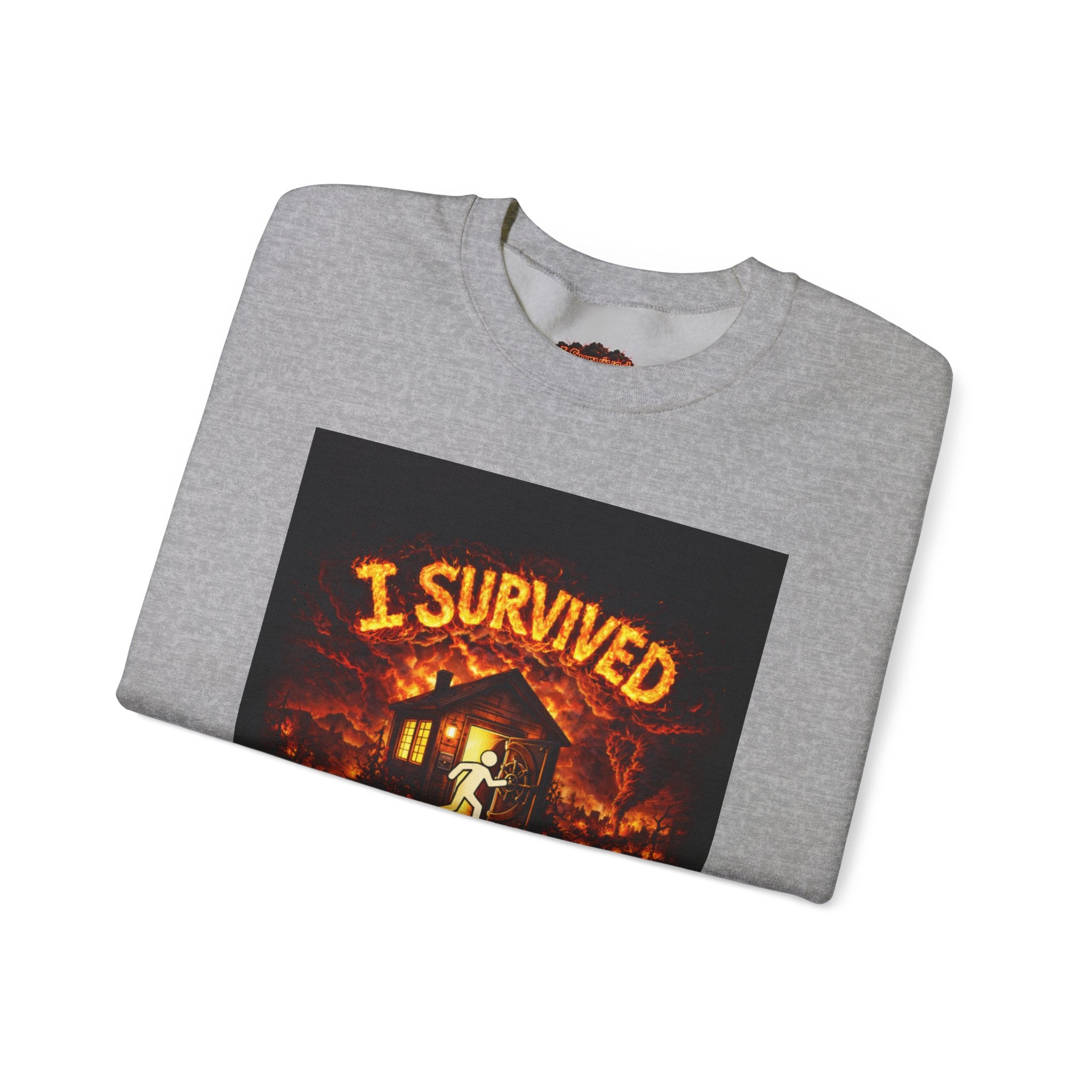I Survived 2020 — S2:E3 "The California Wildfires" | Wildfire Edition Memorial Unisex Heavy Blend™ Crewneck Sweatshirt