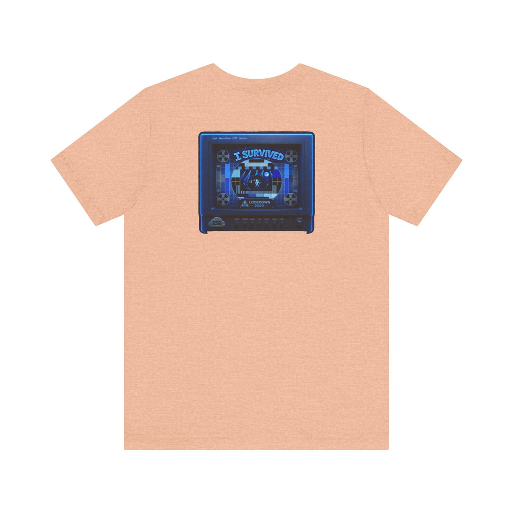 I Survived 2020 — "Please Stand By" Test Pattern Tee Lockdown Summer Exclusive Unisex Jersey Short Sleeve Tee