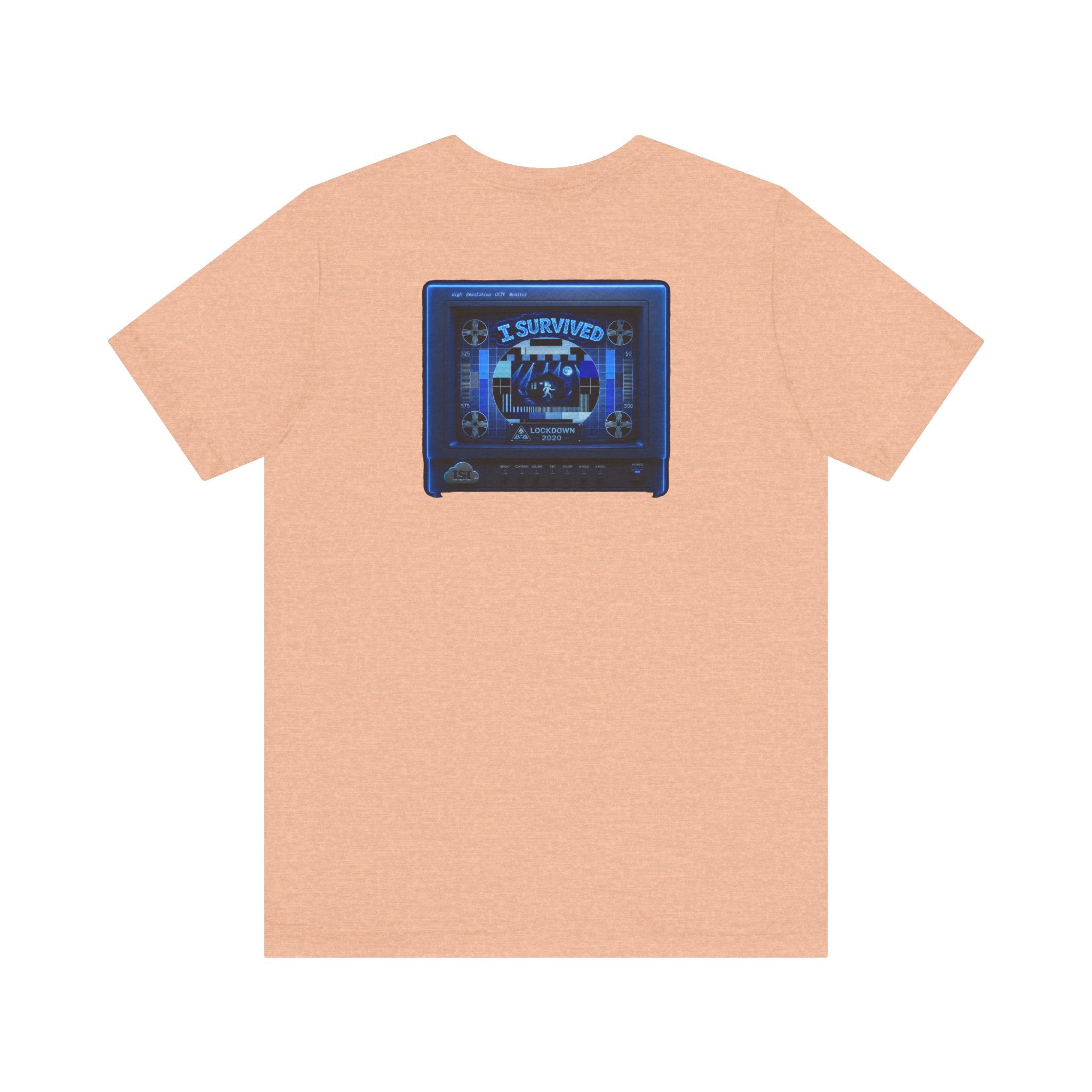 I Survived 2020 — "Please Stand By" Test Pattern Tee Lockdown Summer Exclusive Unisex Jersey Short Sleeve Tee