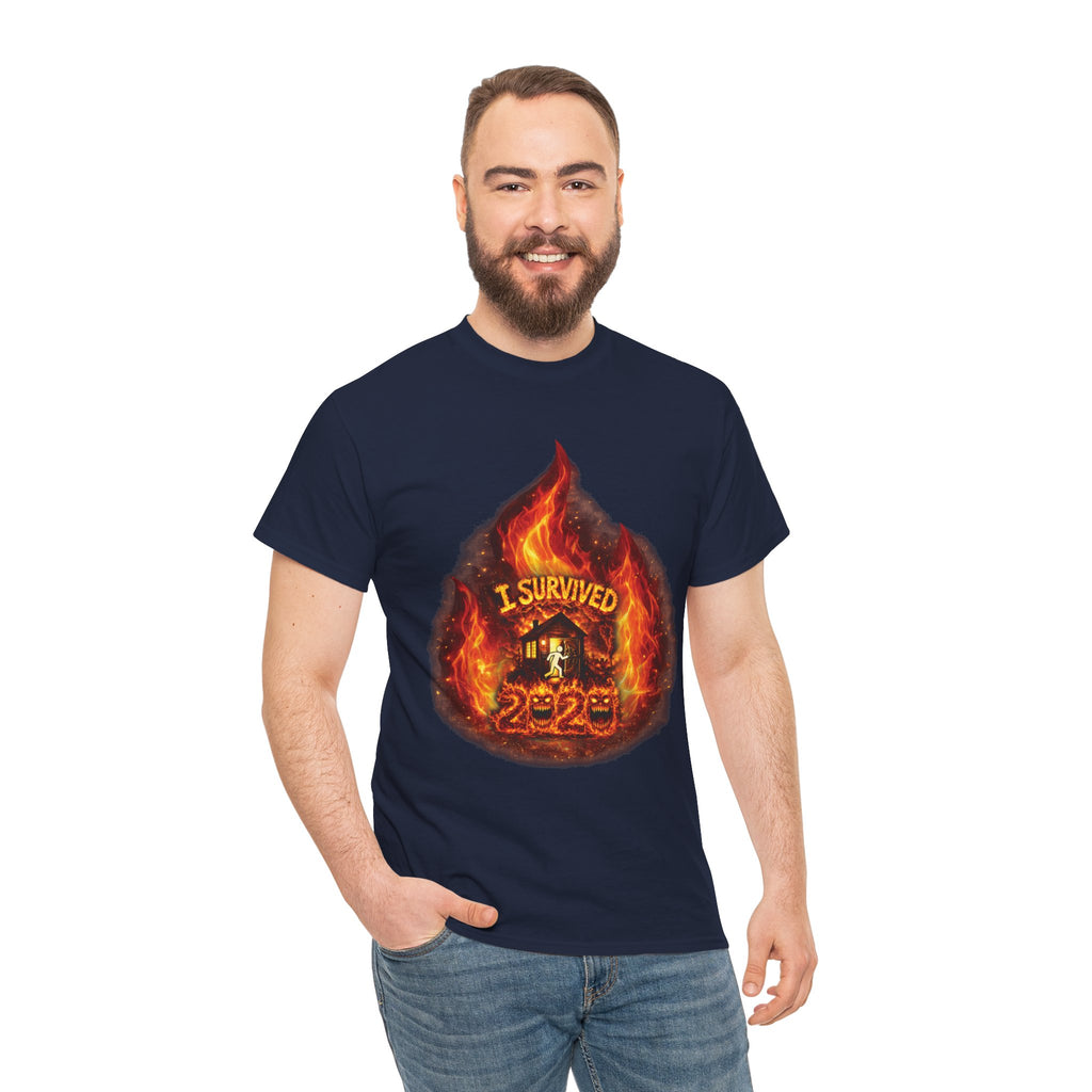 I Survived 2020 — Director's Cut S2:E1 "Berry Creek" | Wildfire Edition Memorial Unisex Heavy Cotton Tee