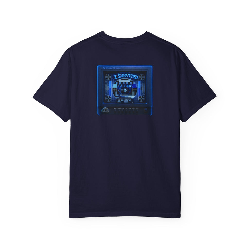 I Survived 2020 — "Please Stand By" Test Pattern Tee Lockdown Special Edition Summer Exclusive Unisex Garment-Dyed T-shirt