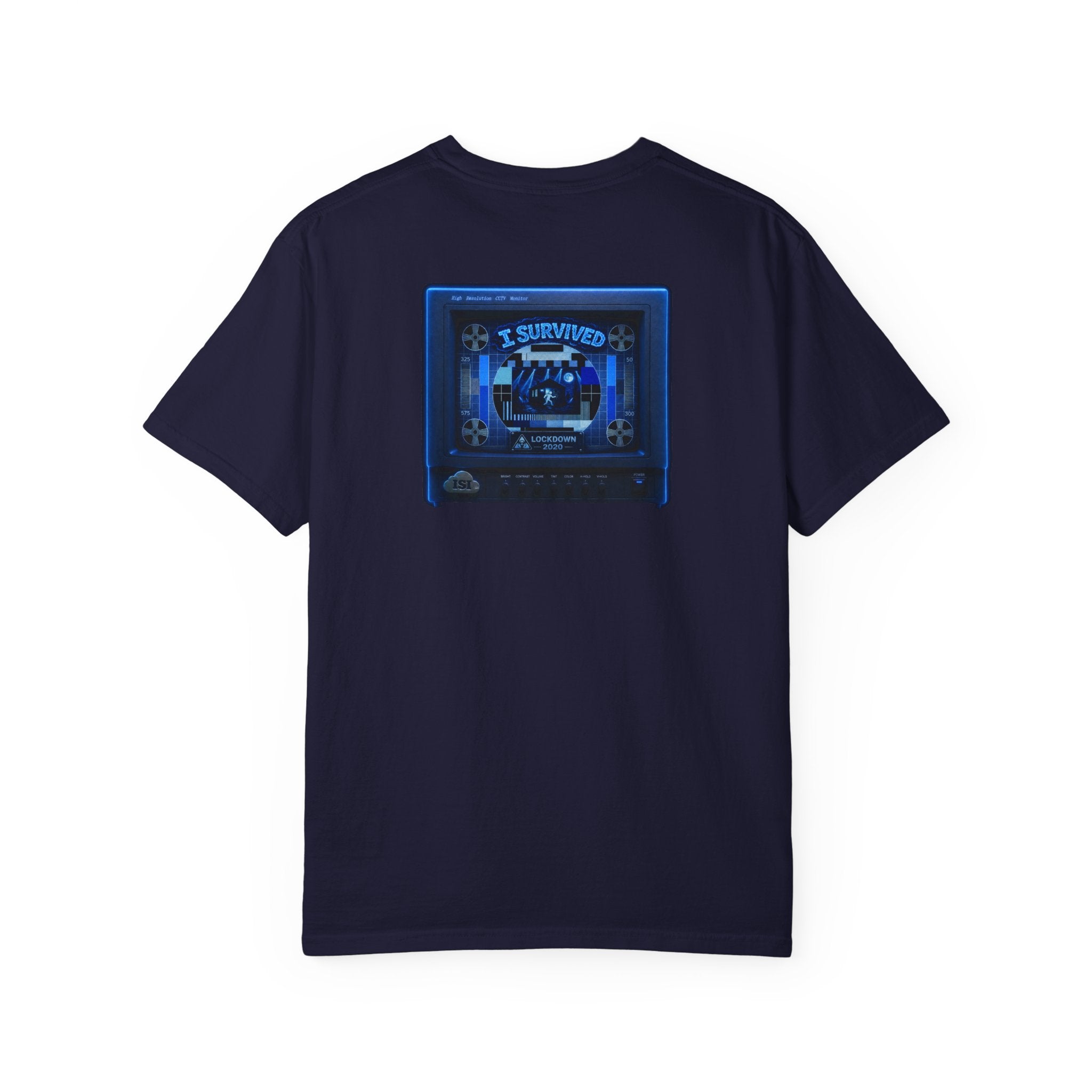 I Survived 2020 — "Please Stand By" Test Pattern Tee Lockdown Special Edition Summer Exclusive Unisex Garment-Dyed T-shirt