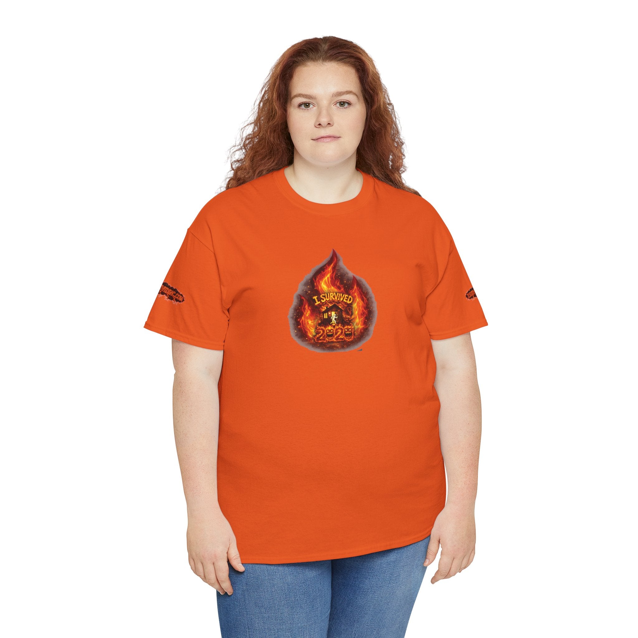 I Survived 2020 — WILDFIRES S2:E3: Director's Cut Special Edition "The California Wildfires" Memorial Unisex Heavy Cotton Tee
