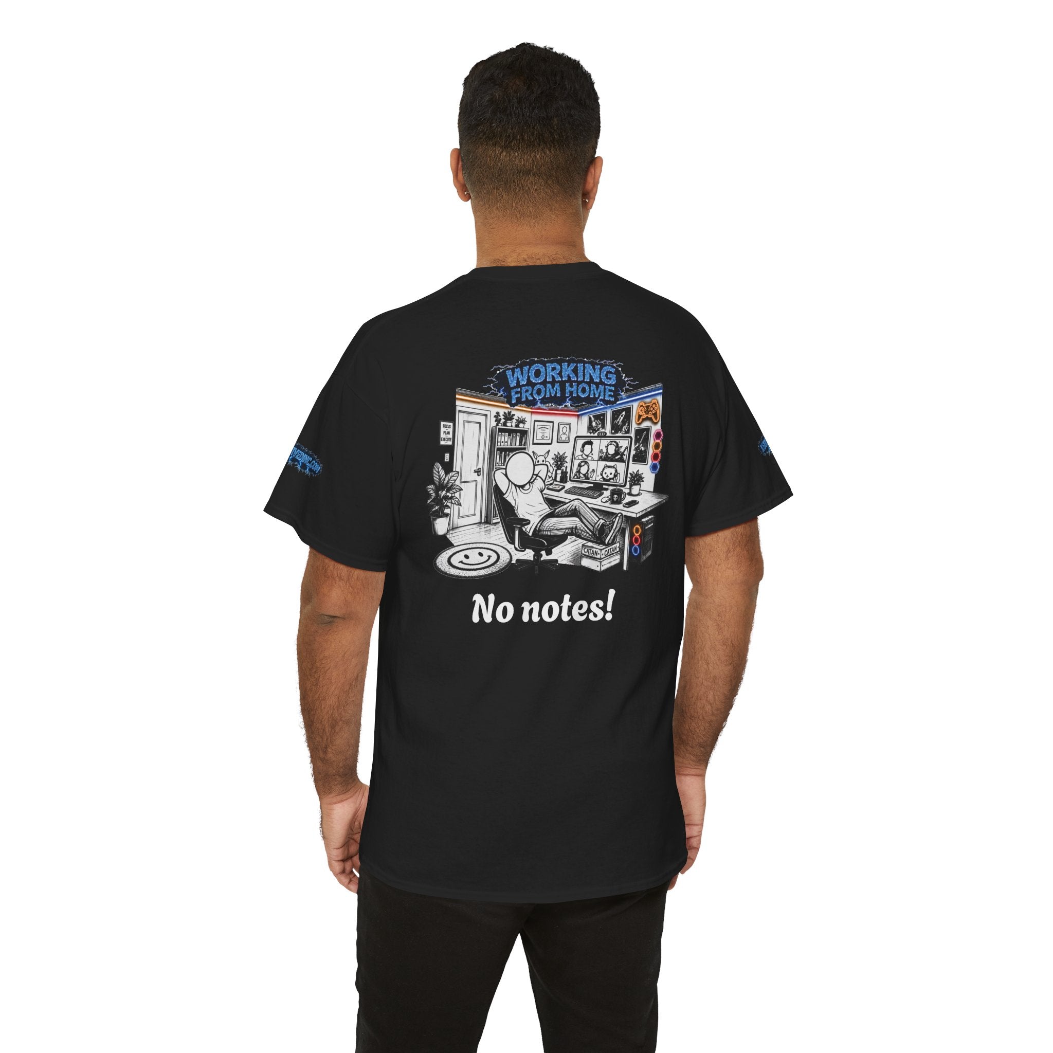 I Survived 2020 — LOCKDOWN S3:E4: Special Edition "Working From Home" Unisex Heavy Cotton Tee