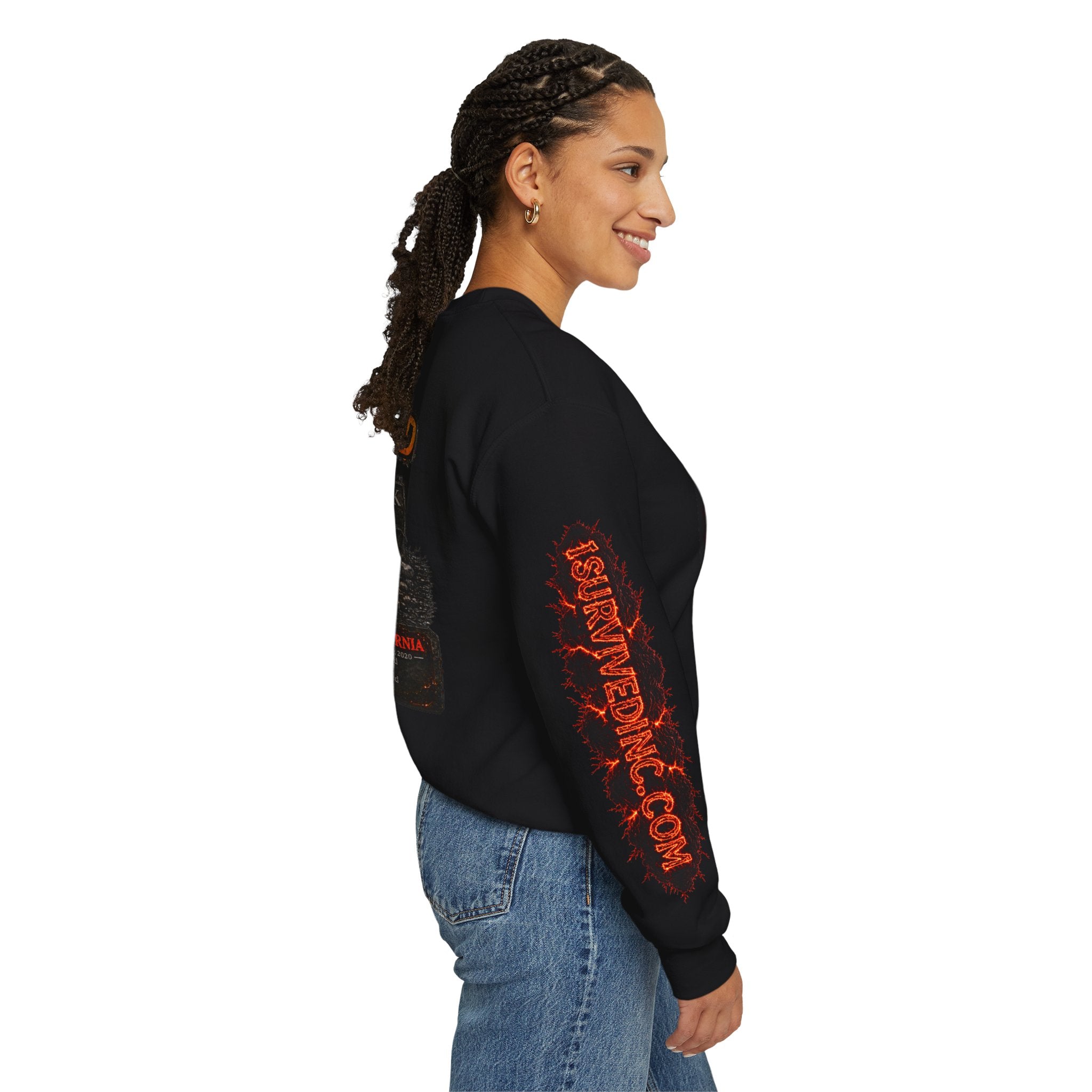 I Survived 2020 — WILDFIRES S2:E1: "Berry Creek" Memorial Unisex Heavy Blend™ Crewneck Sweatshirt