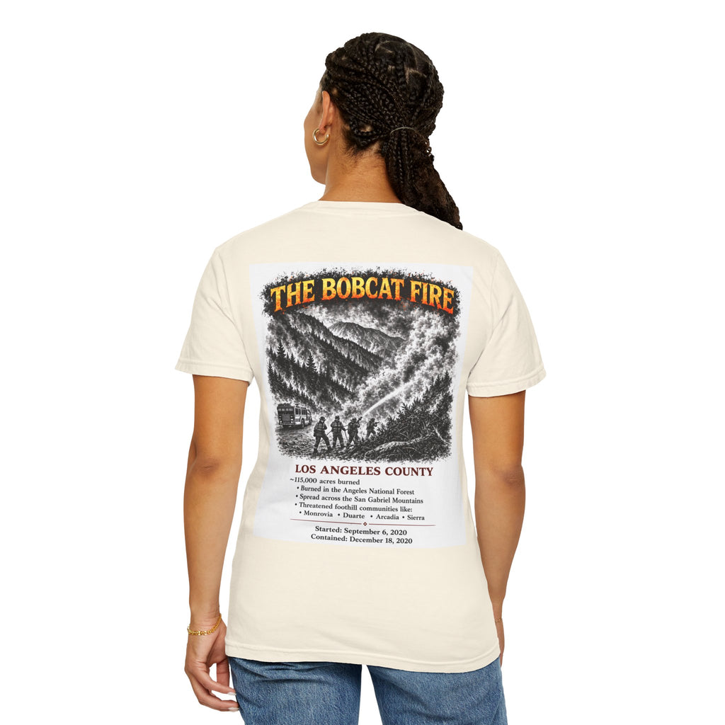 I Survived 2020 — S2:E2 "The Bobcat Fire" | Wildfire Edition Memorial Unisex Garment-Dyed T-shirt