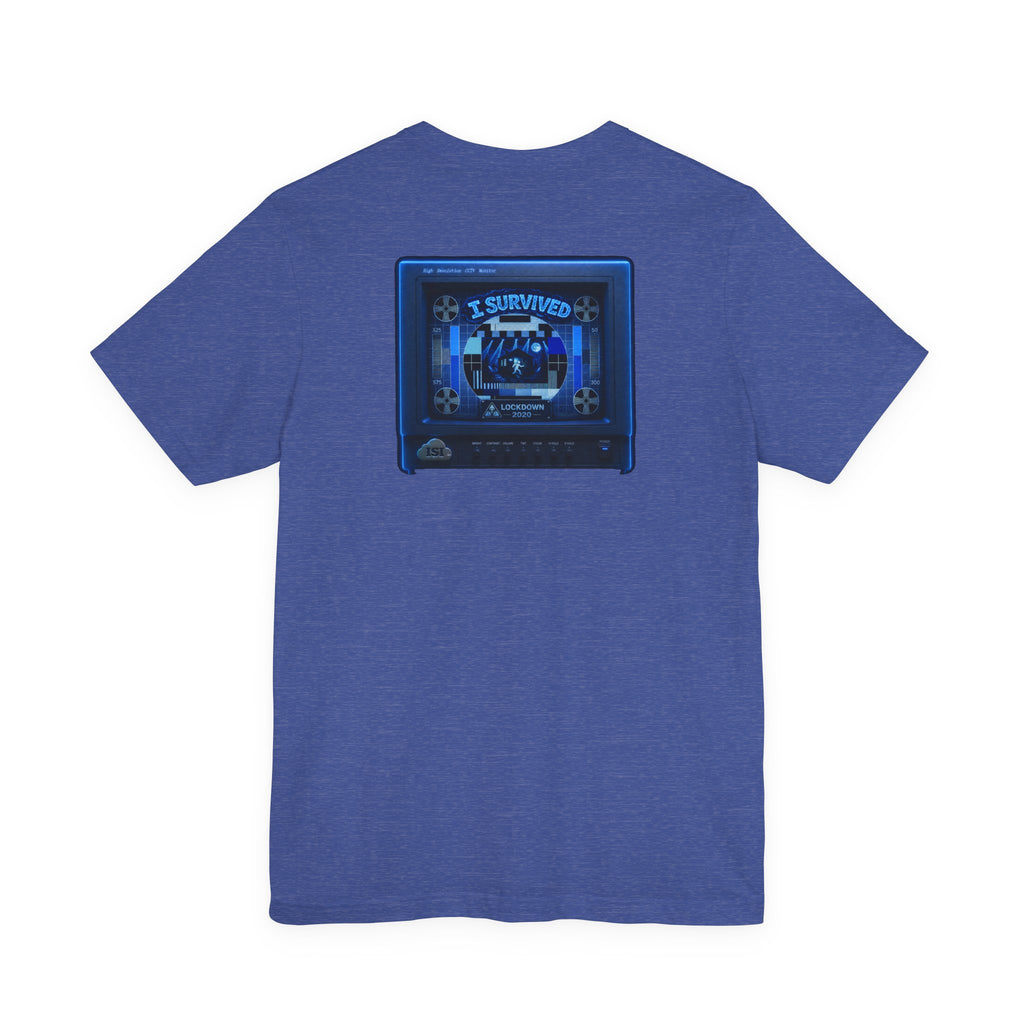 I Survived 2020 — "Please Stand By" Test Pattern Tee Lockdown Summer Exclusive Unisex Jersey Short Sleeve Tee
