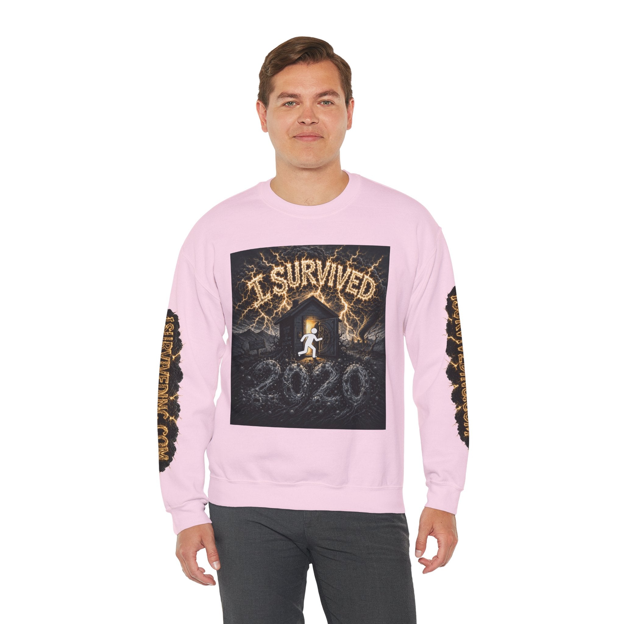 I Survived 2020 — Original PILOT Design: Special Edition Unisex Heavy Blend™ Crewneck Sweatshirt