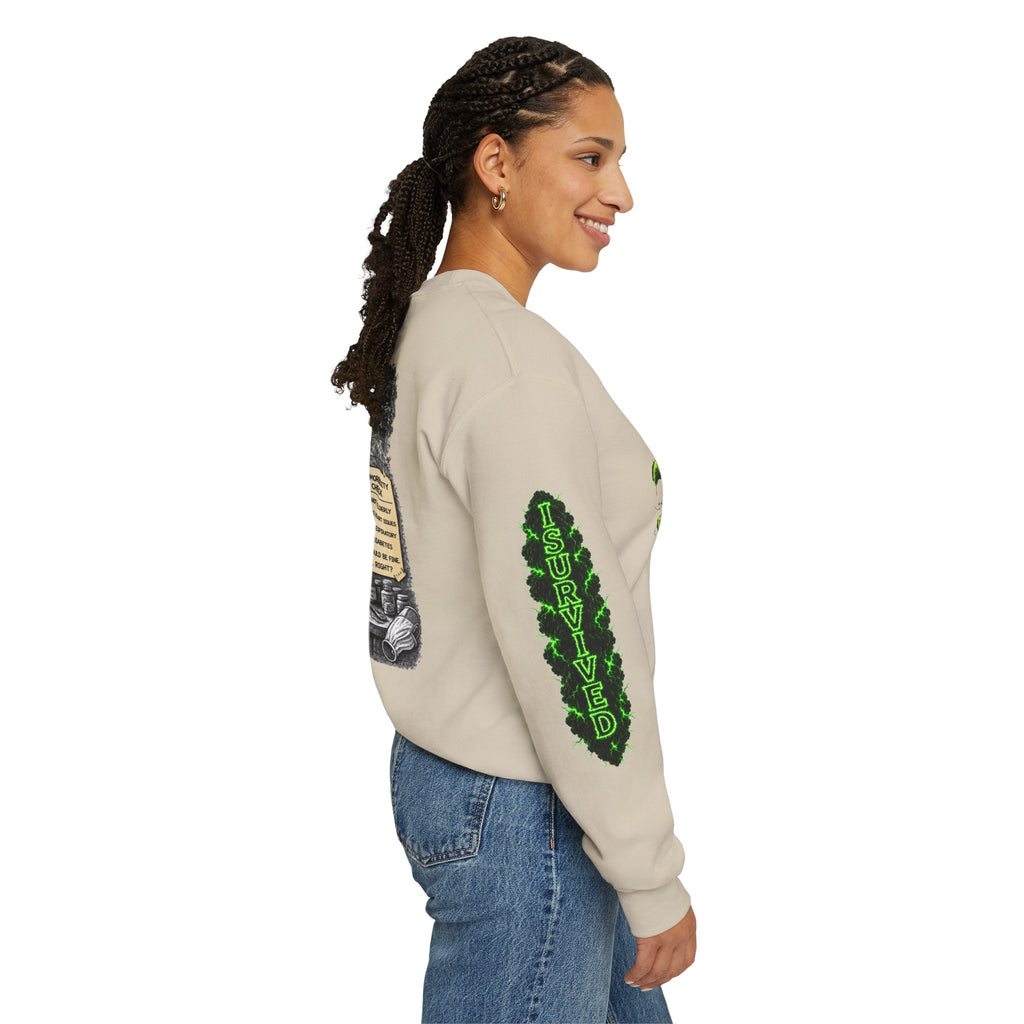 I Survived 2020 — Director's Cut S1:E1 "COVID-19: The Coronavirus" | Pandemic Edition Unisex Heavy Blend™ Crewneck Sweatshirt