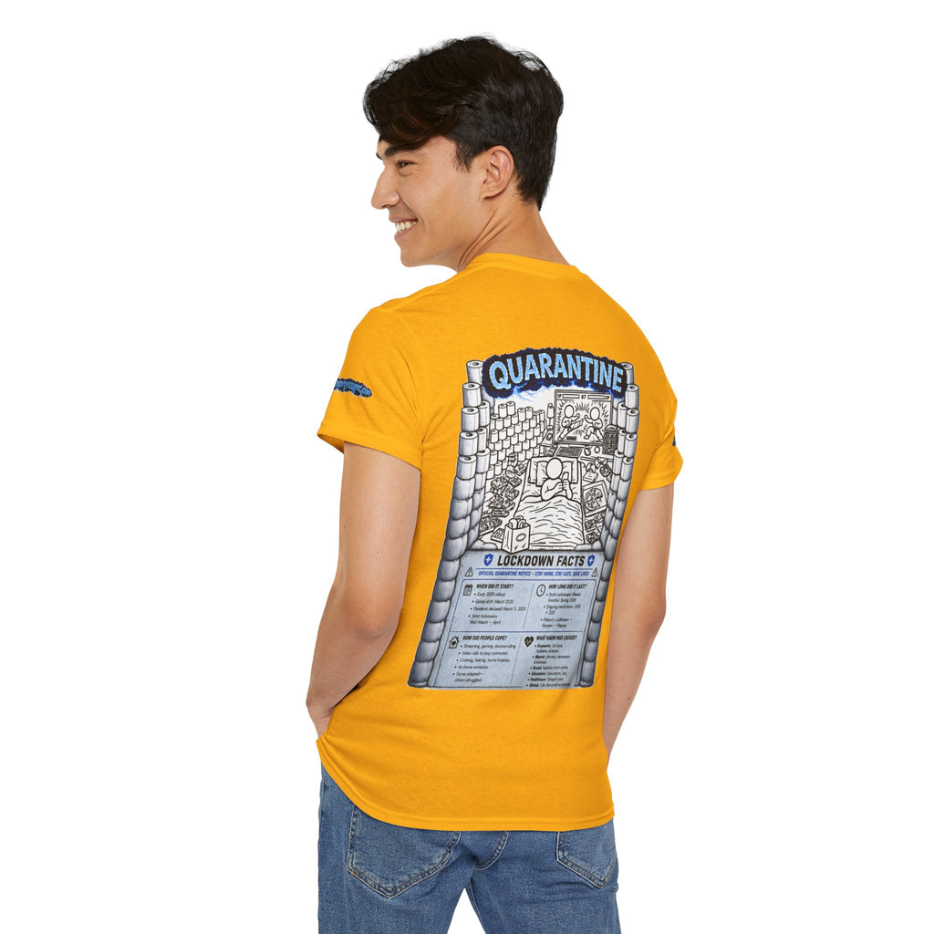 I Survived 2020 — LOCKDOWN S3:E1: Special Edition "Quarantine" Unisex Heavy Cotton Tee