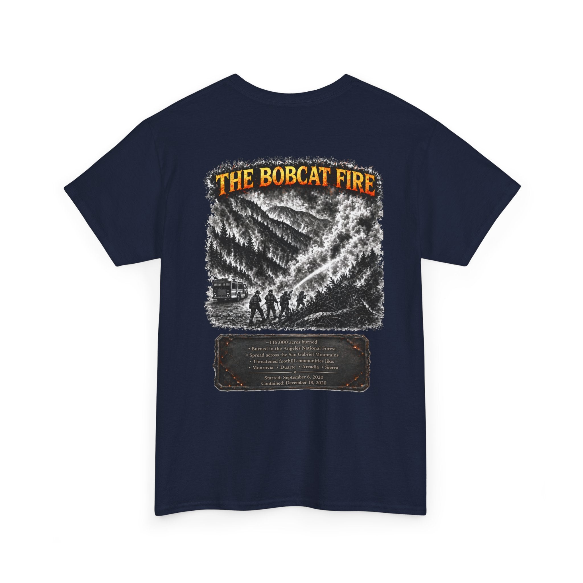 I Survived 2020 — Director's Cut S2:E2 "The Bobcat Fire" | Wildfire Edition Memorial Unisex Heavy Cotton Tee