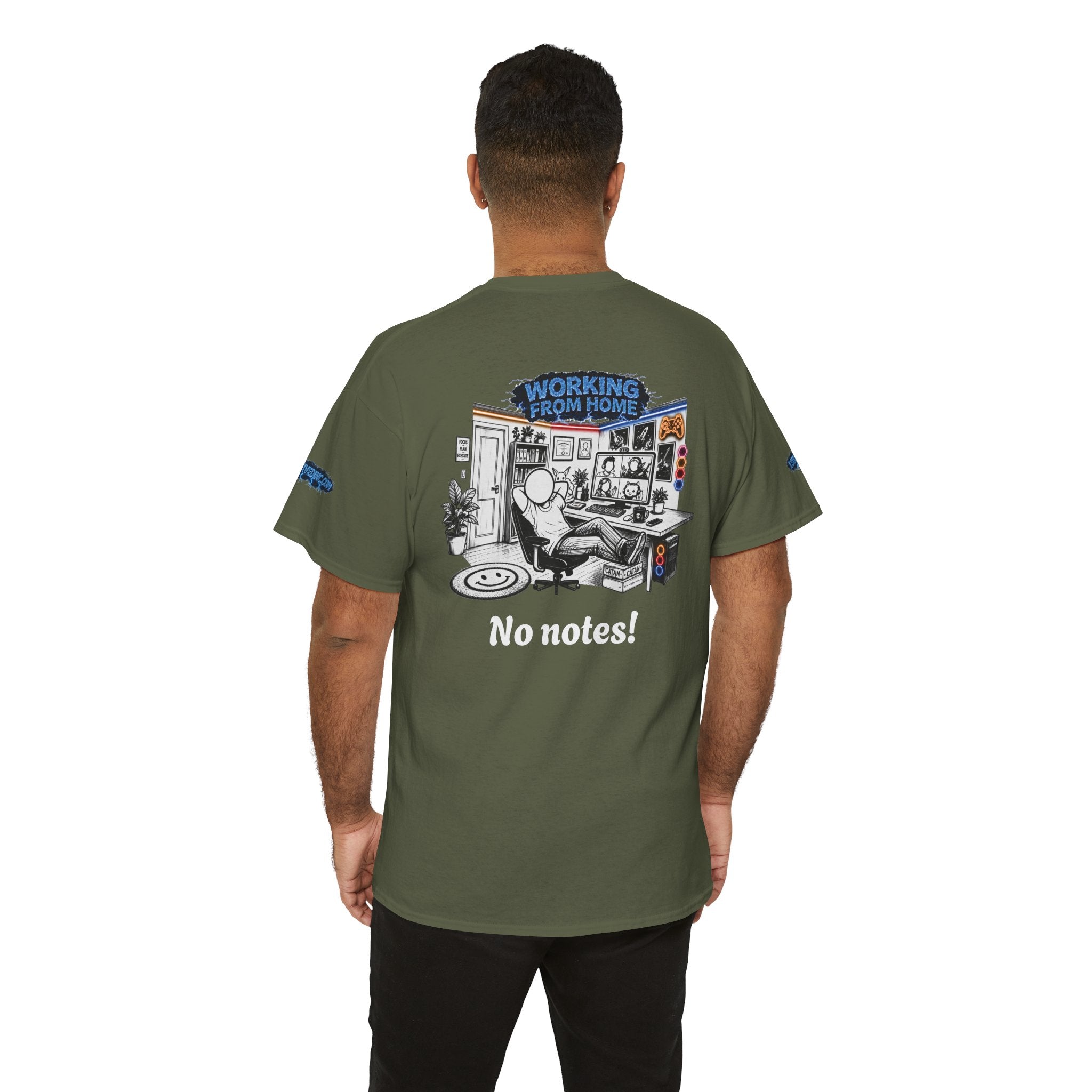 I Survived 2020 — LOCKDOWN S3:E4: Special Edition "Working From Home" Unisex Heavy Cotton Tee