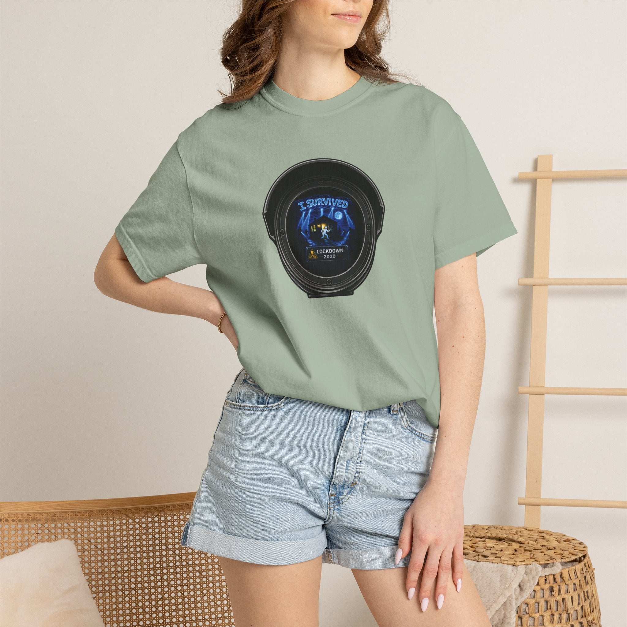 I Survived 2020 —  LOCKDOWN S3:E1: Director's Cut "Quarantine" Unisex Garment-Dyed T-shirt