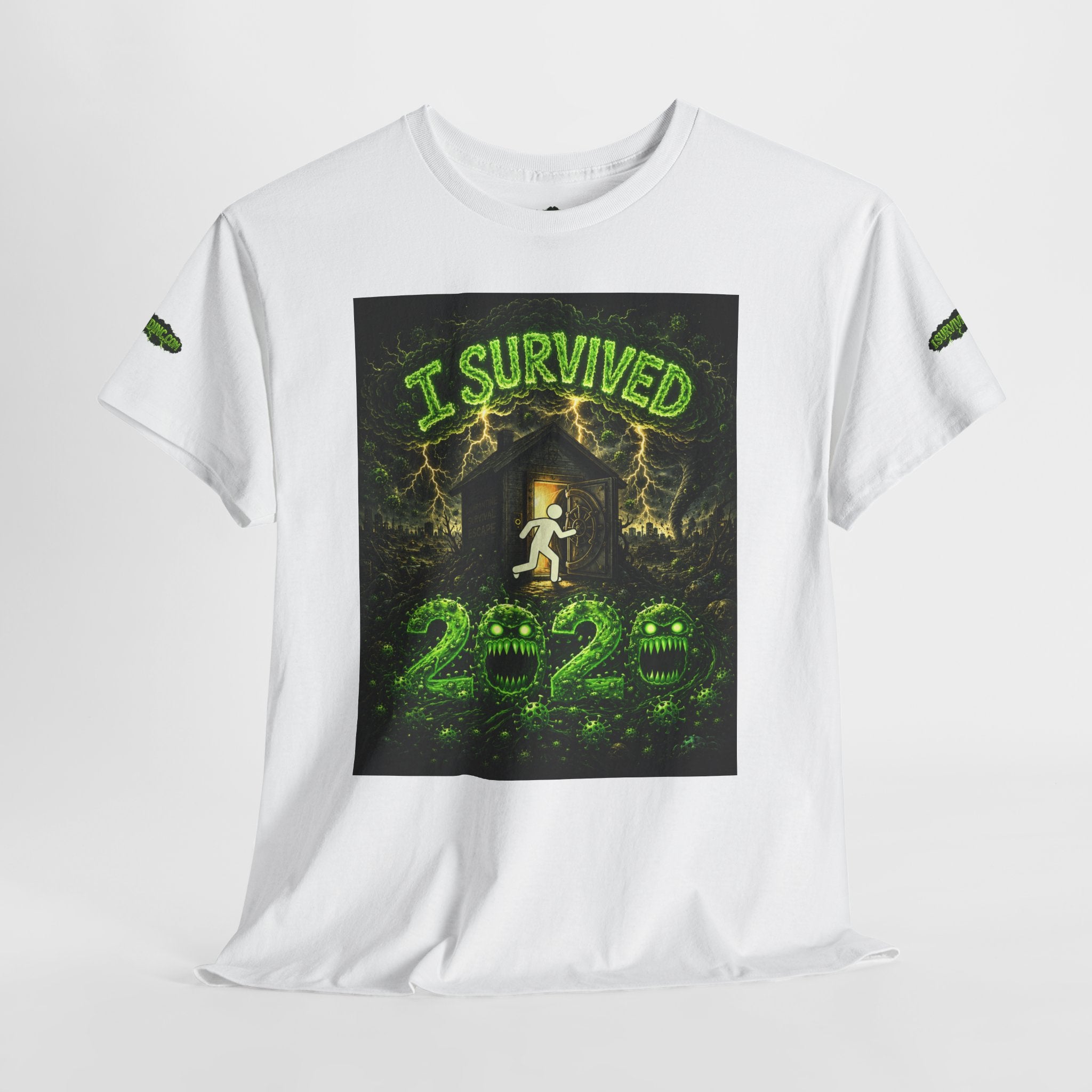 I Survived 2020 — S1:E1 "COVID-19: The Coronavirus" | Pandemic Edition Unisex Heavy Cotton Tee (SPECIAL EDITION)