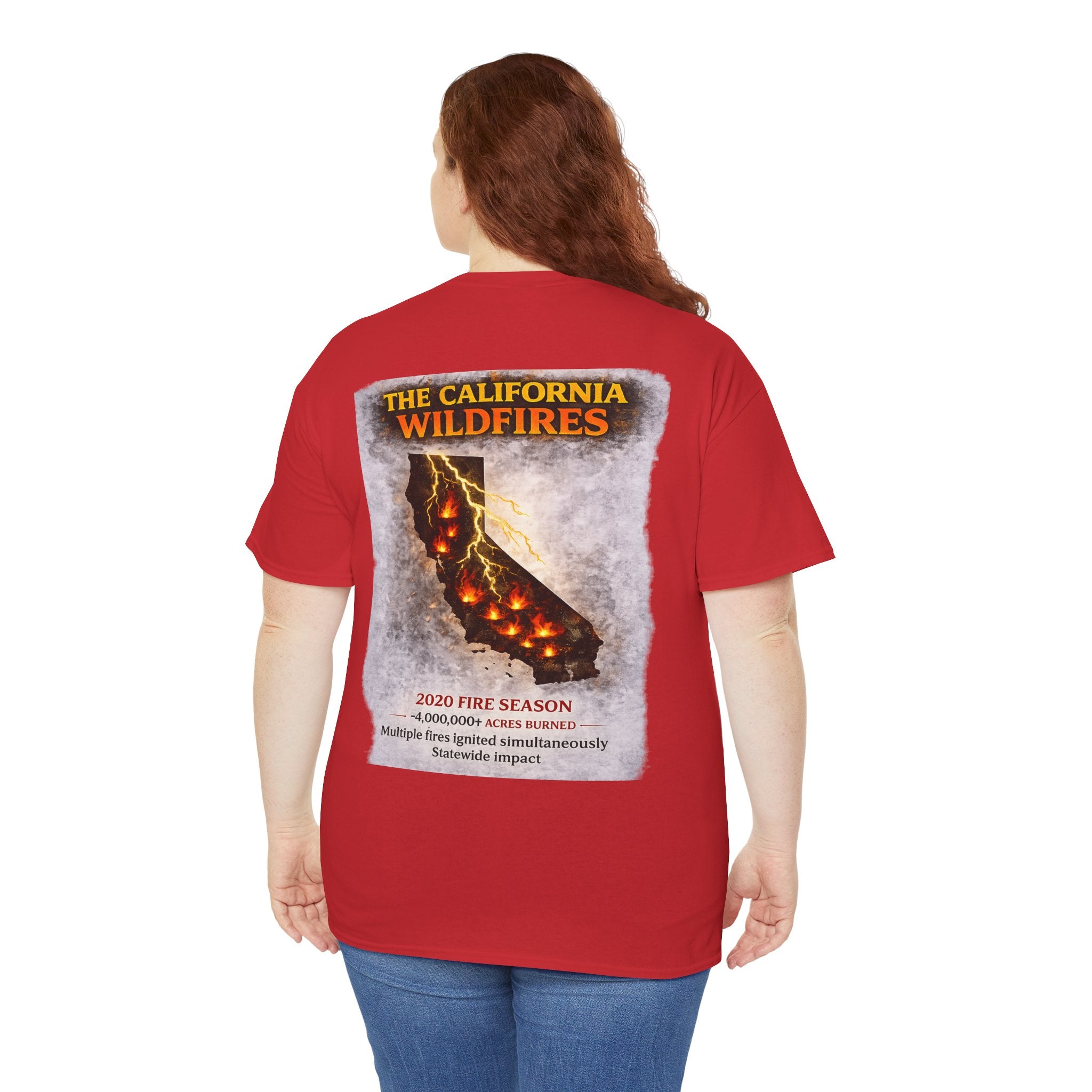 I Survived 2020 — Director's Cut S2:E3 "The California Wildfires" | Wildfire Edition Memorial Unisex Heavy Cotton Tee