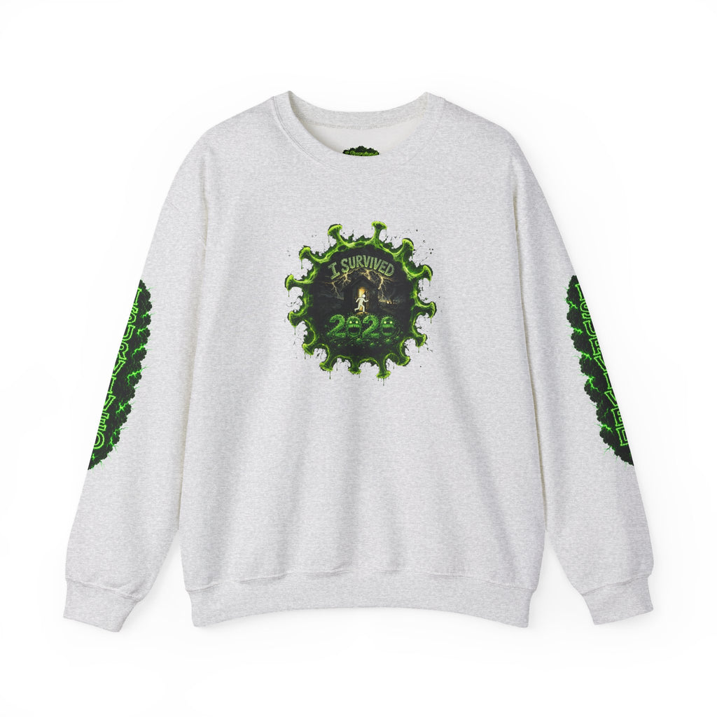 I Survived 2020 — PANDEMIC S1:E1: Director's Cut "COVID-19: The Coronavirus" Unisex Heavy Blend™ Crewneck Sweatshirt